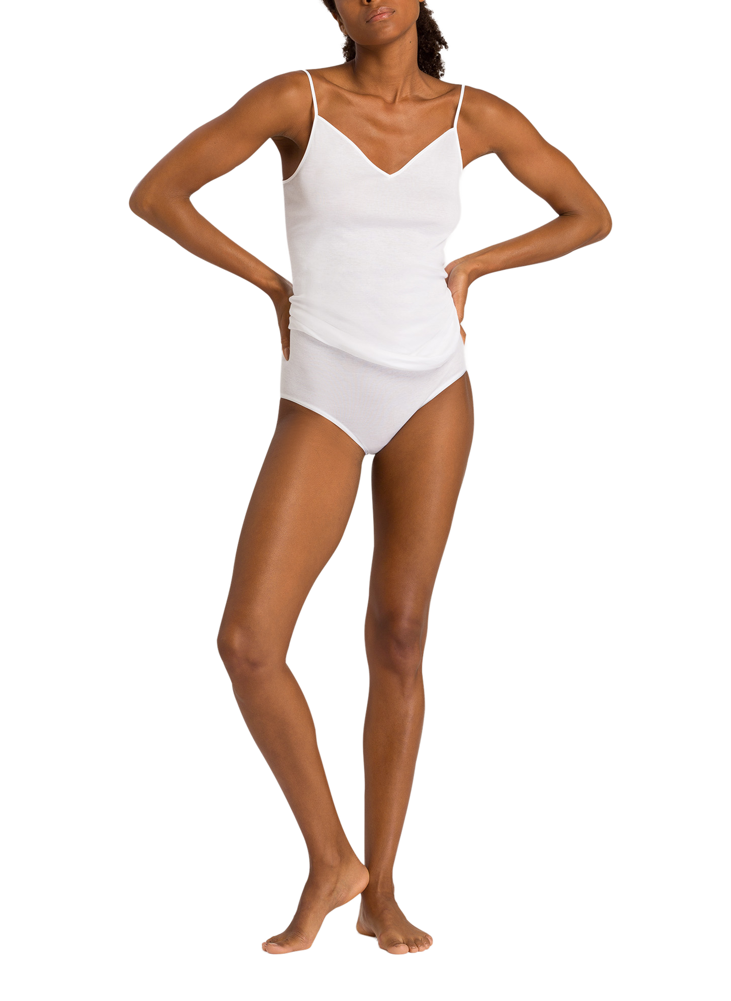 High-waisted briefs HANRO White