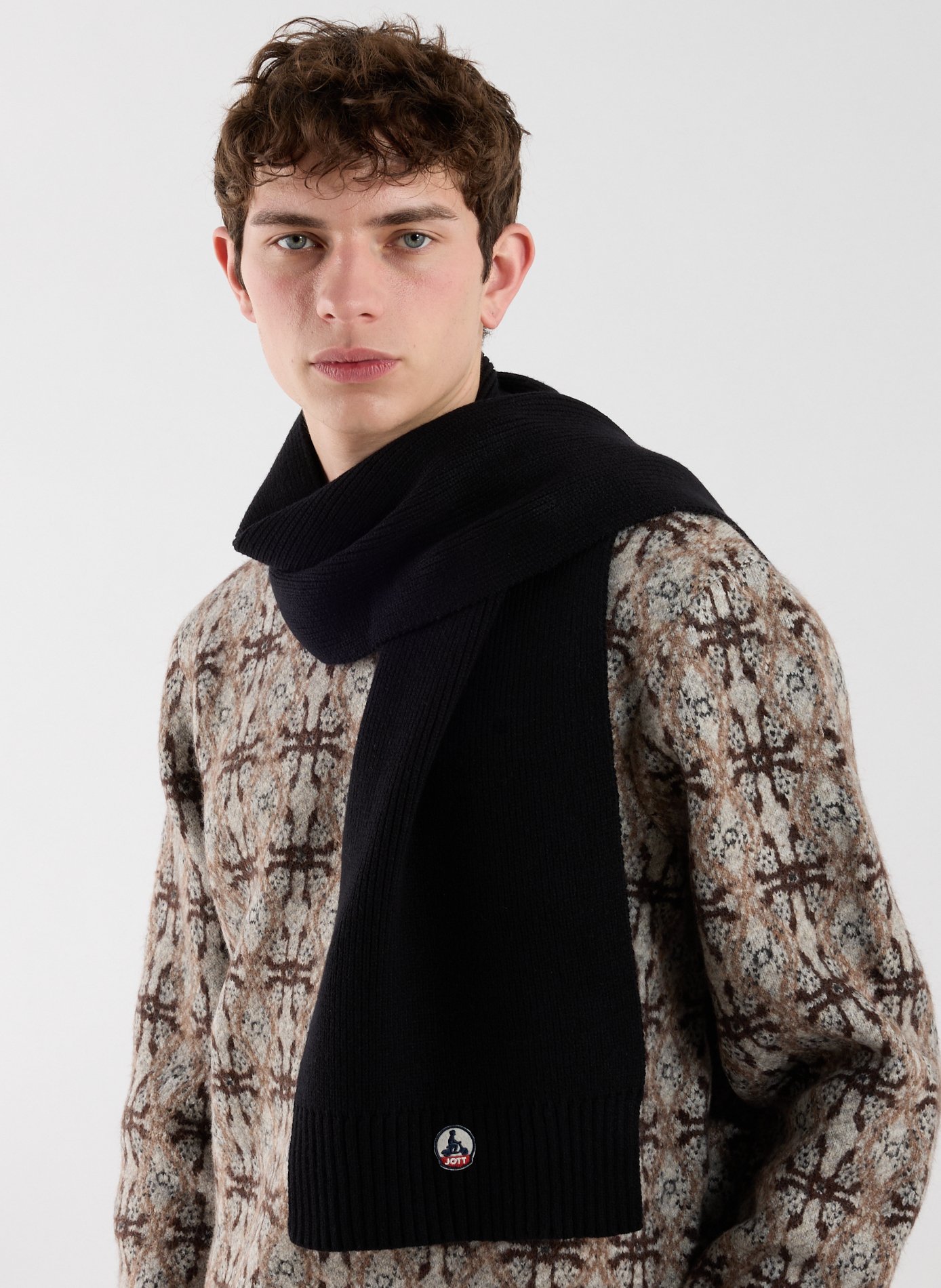 Cashmere scarf JOTT Black