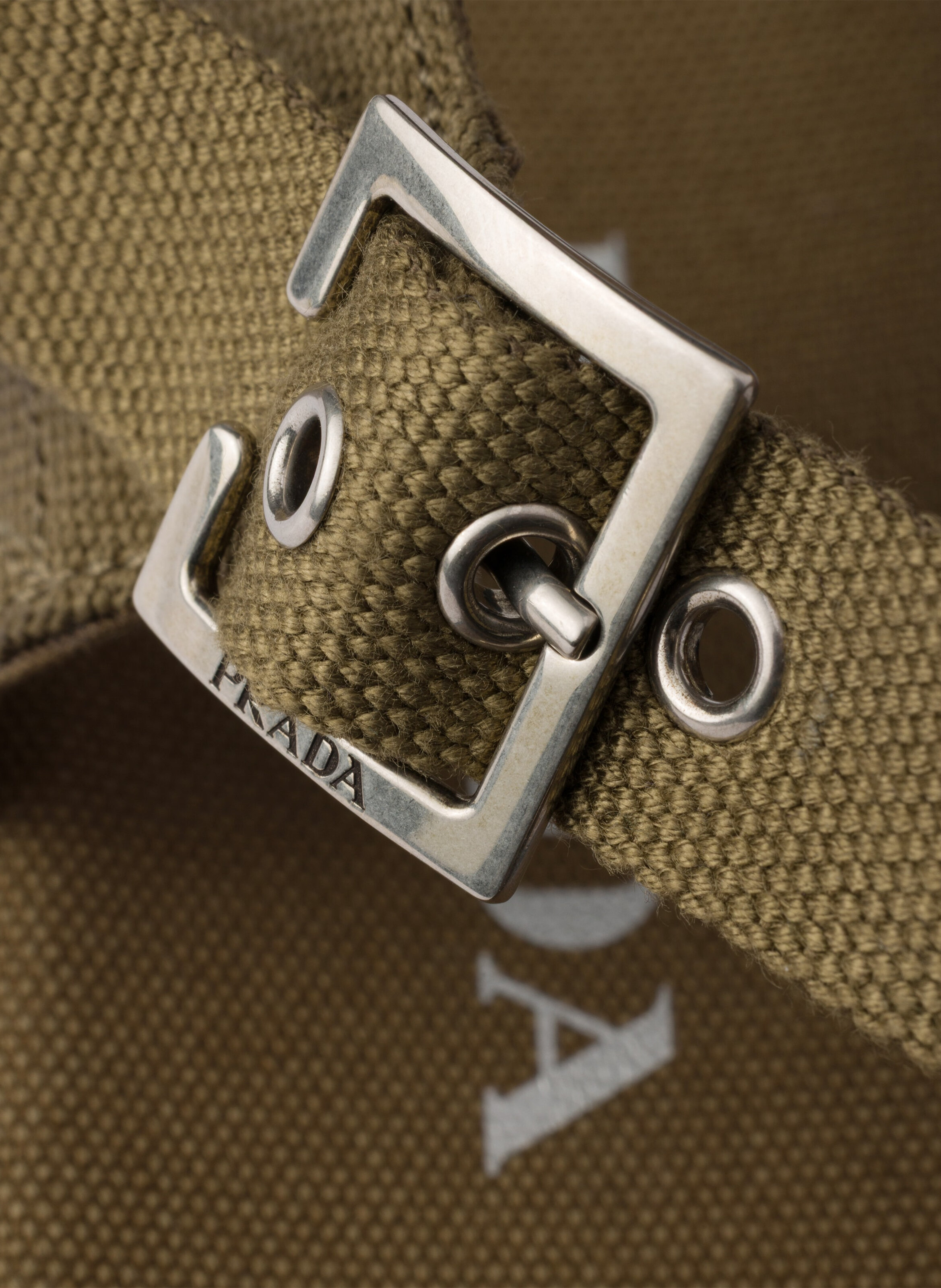 Sandales en toile PRADA Vert