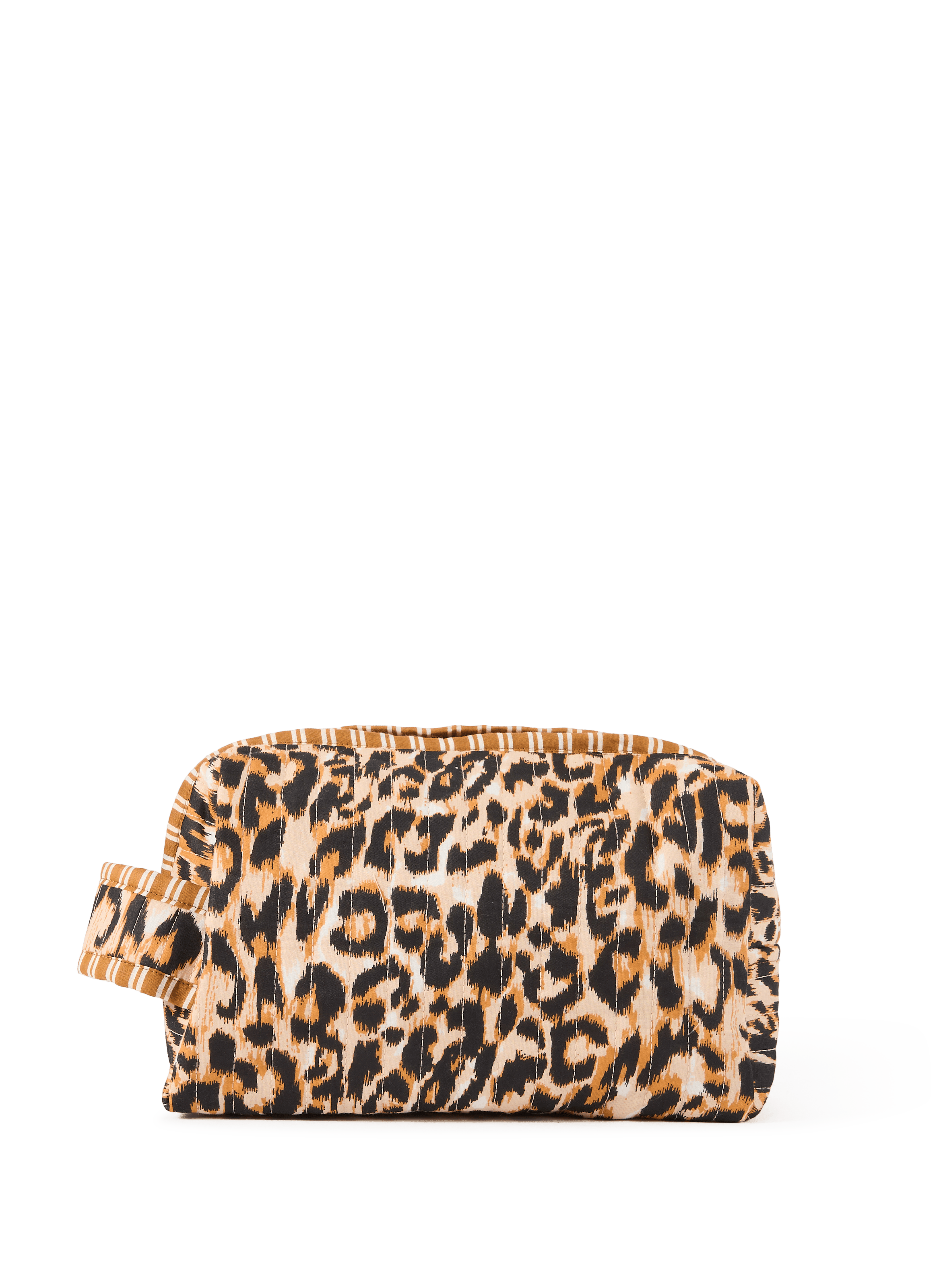 Bolso de algodón estampado de leopardo AU PRINTEMPS PARIS Multicolor