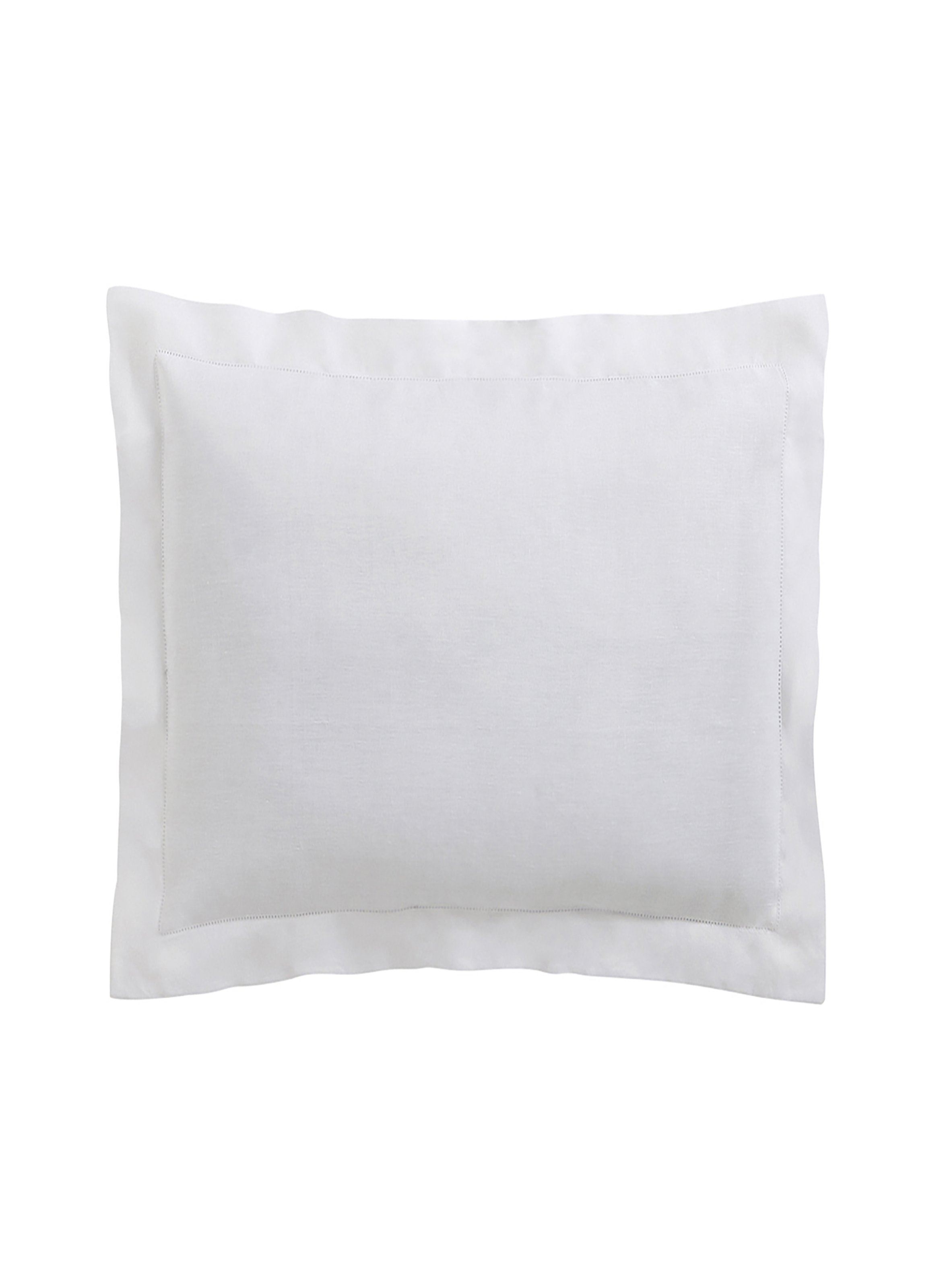 Taie d'oreiller unie en lin, cythère ALEXANDRE TURPAULT Blanc
