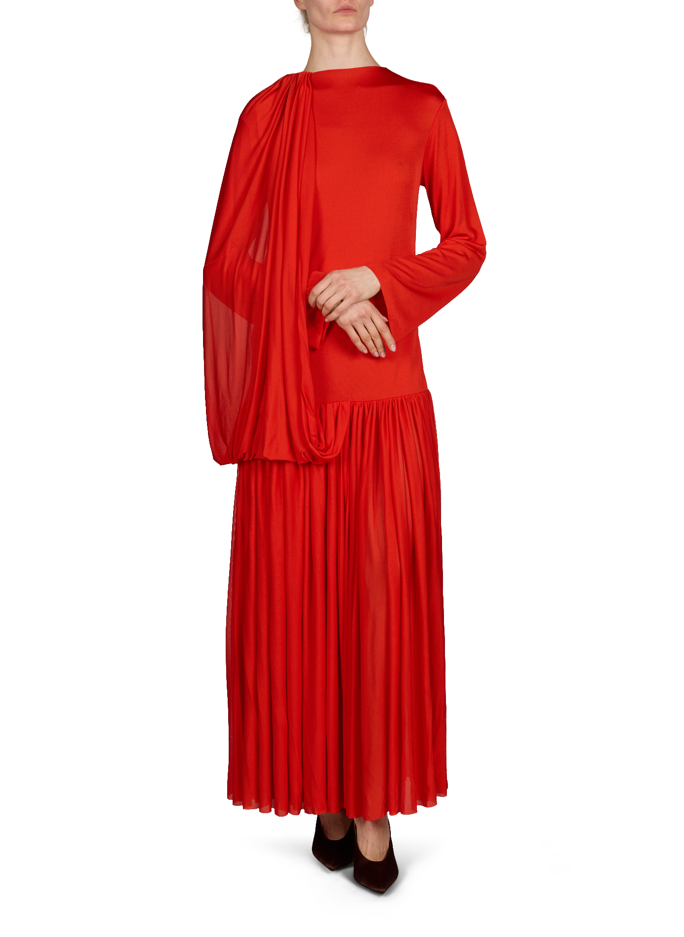 Flowy Sara long dress Calvin Klein Collection Red
