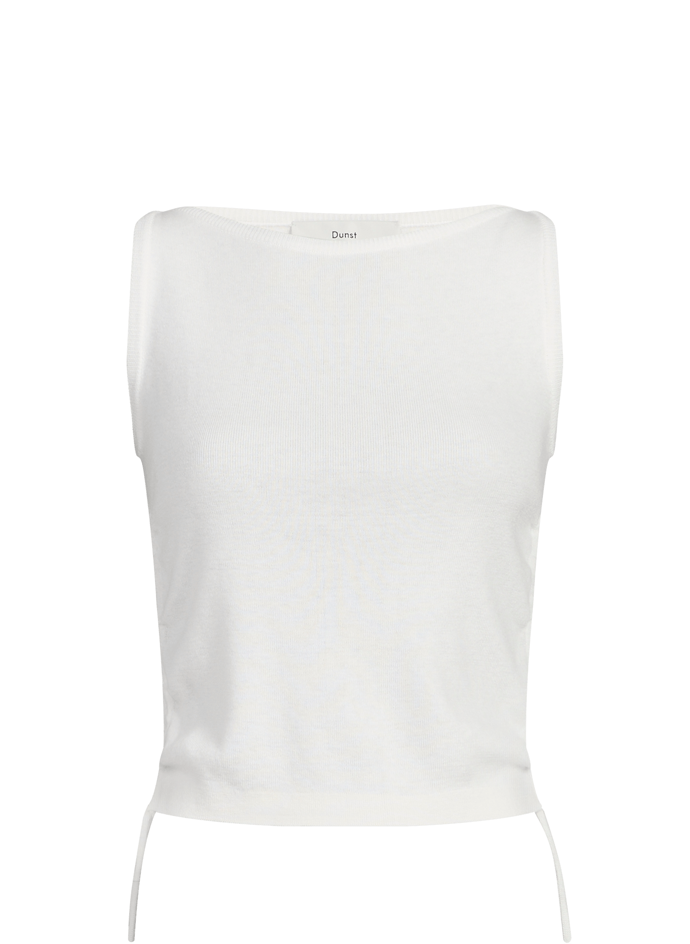 Top en maille droit DUNST Blanc