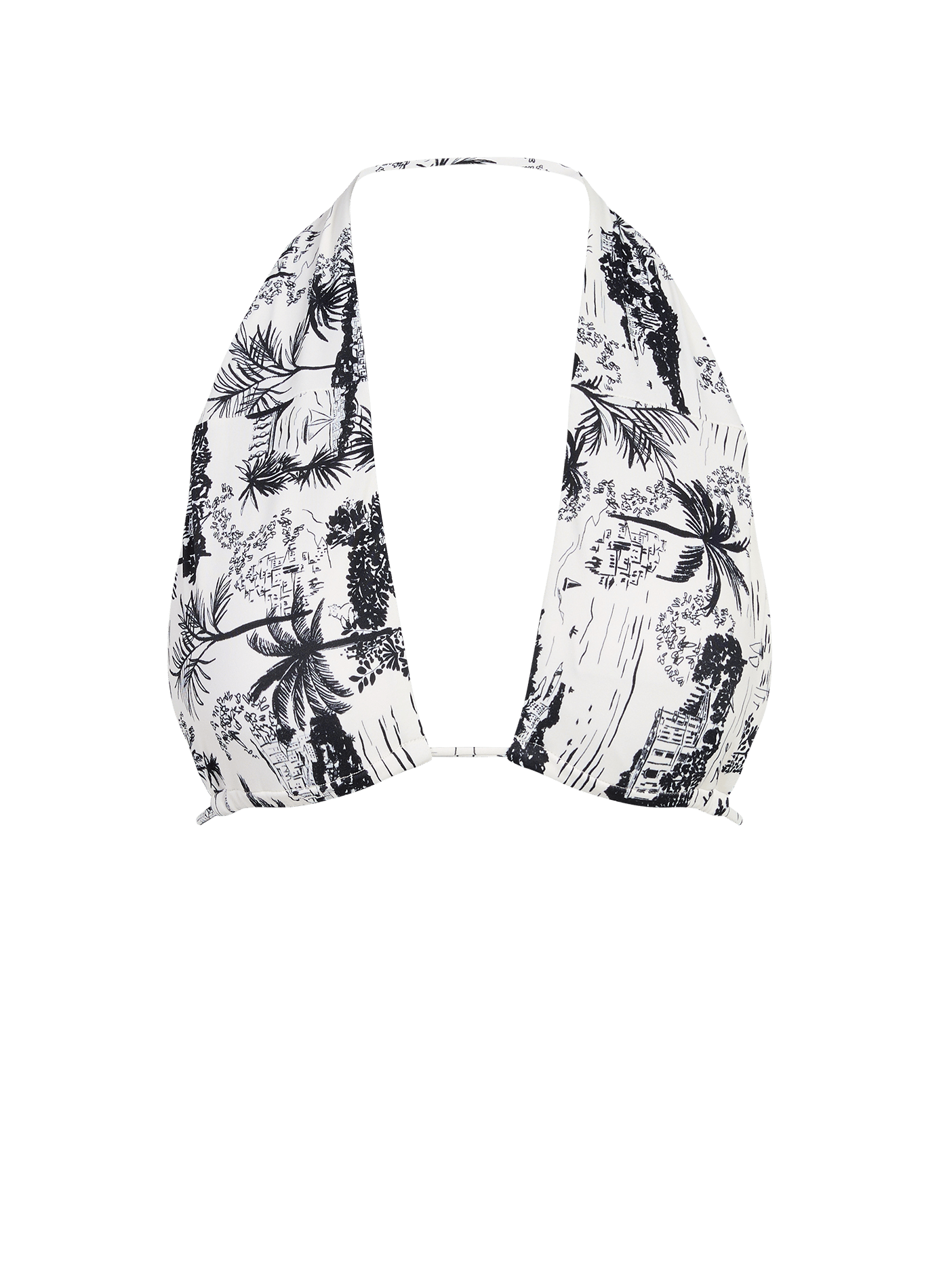 Haut de maillot de bain imprimé KARL LAGERFELD Multicolore