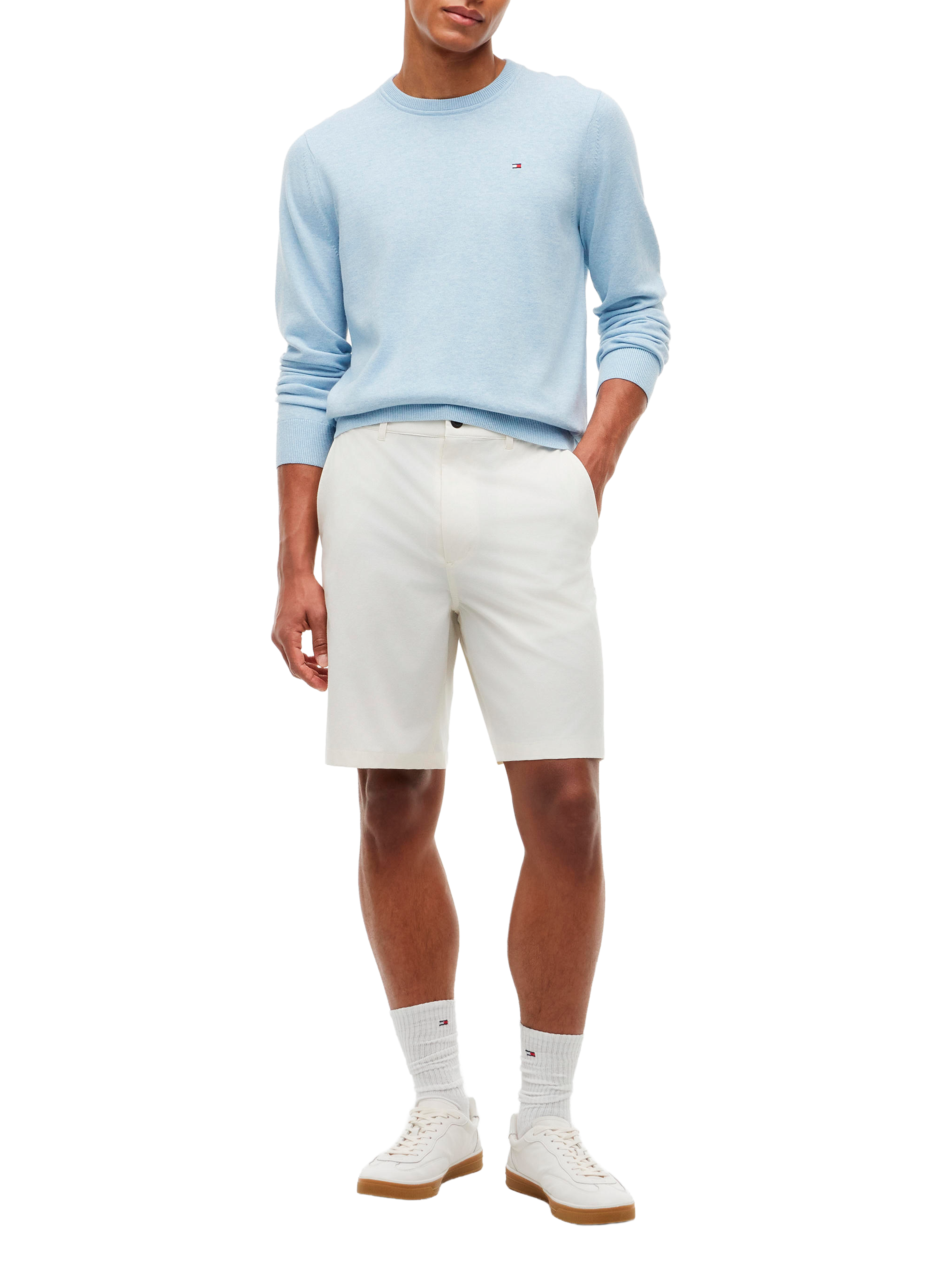 Short plain chino TOMMY HILFIGER Beige