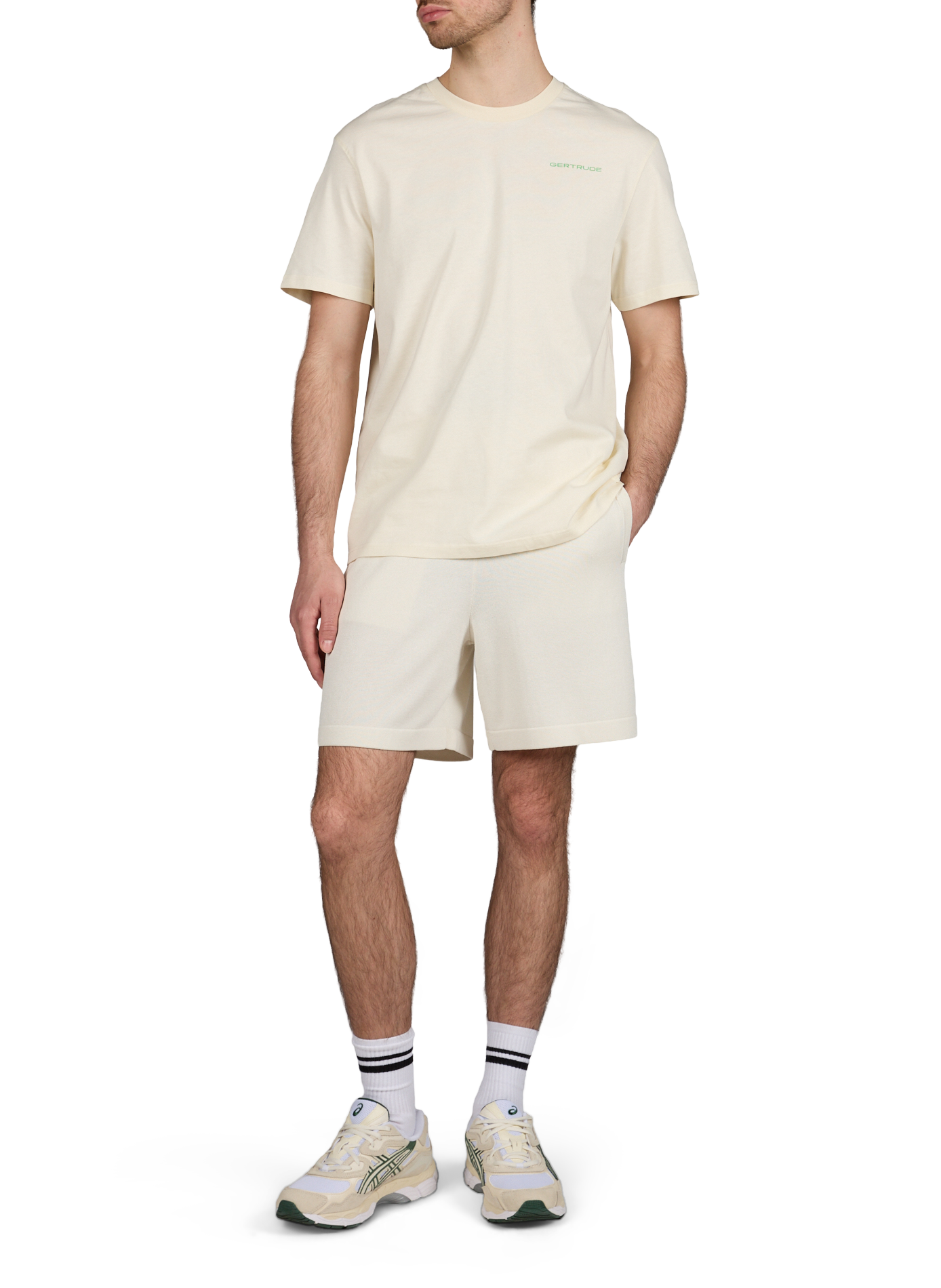 T-shirt imprimé Leonce en coton GERTRUDE ET GASTON Beige