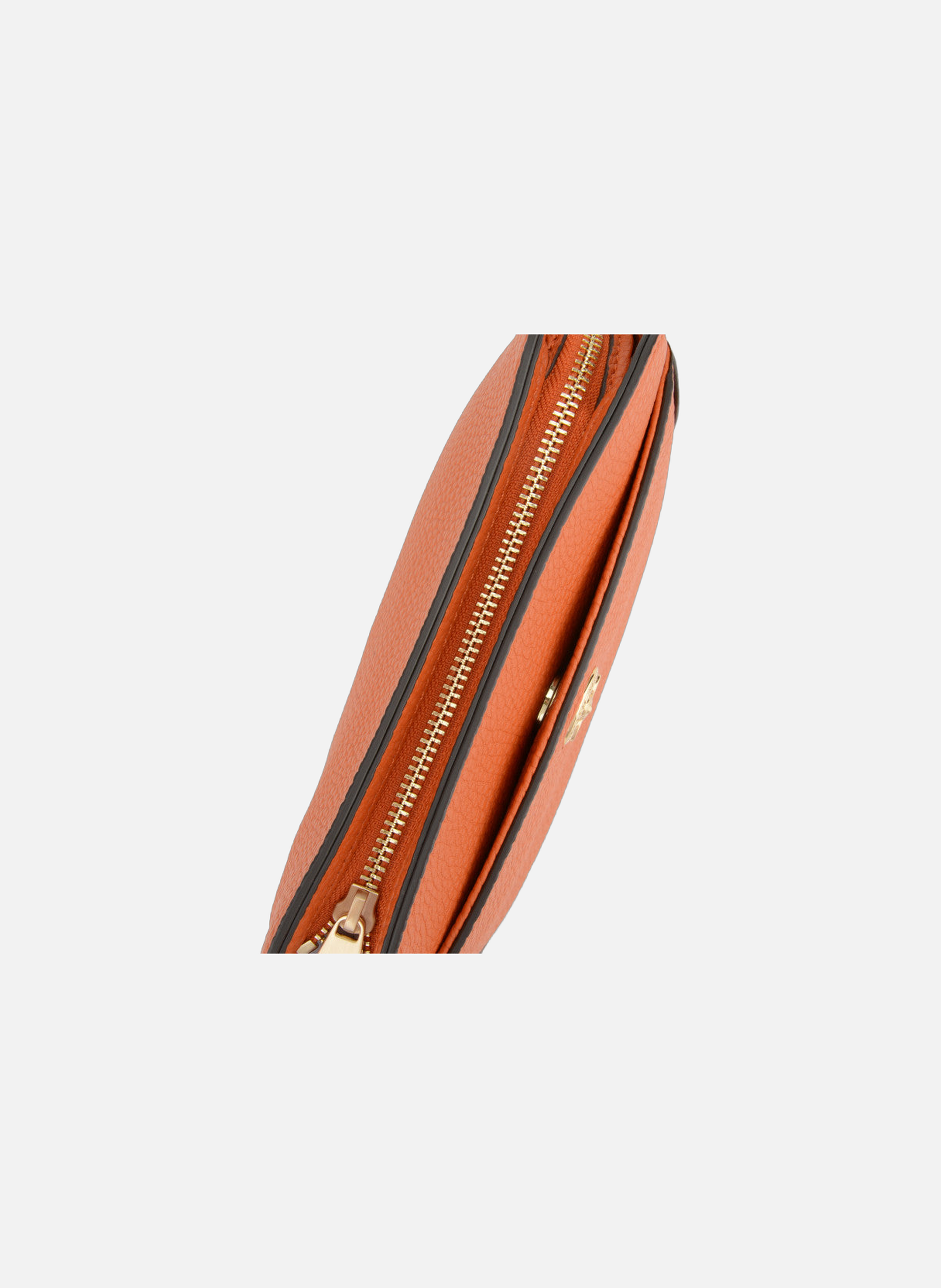 Image | sac cabas en cuir de vachette POURCHET Orange