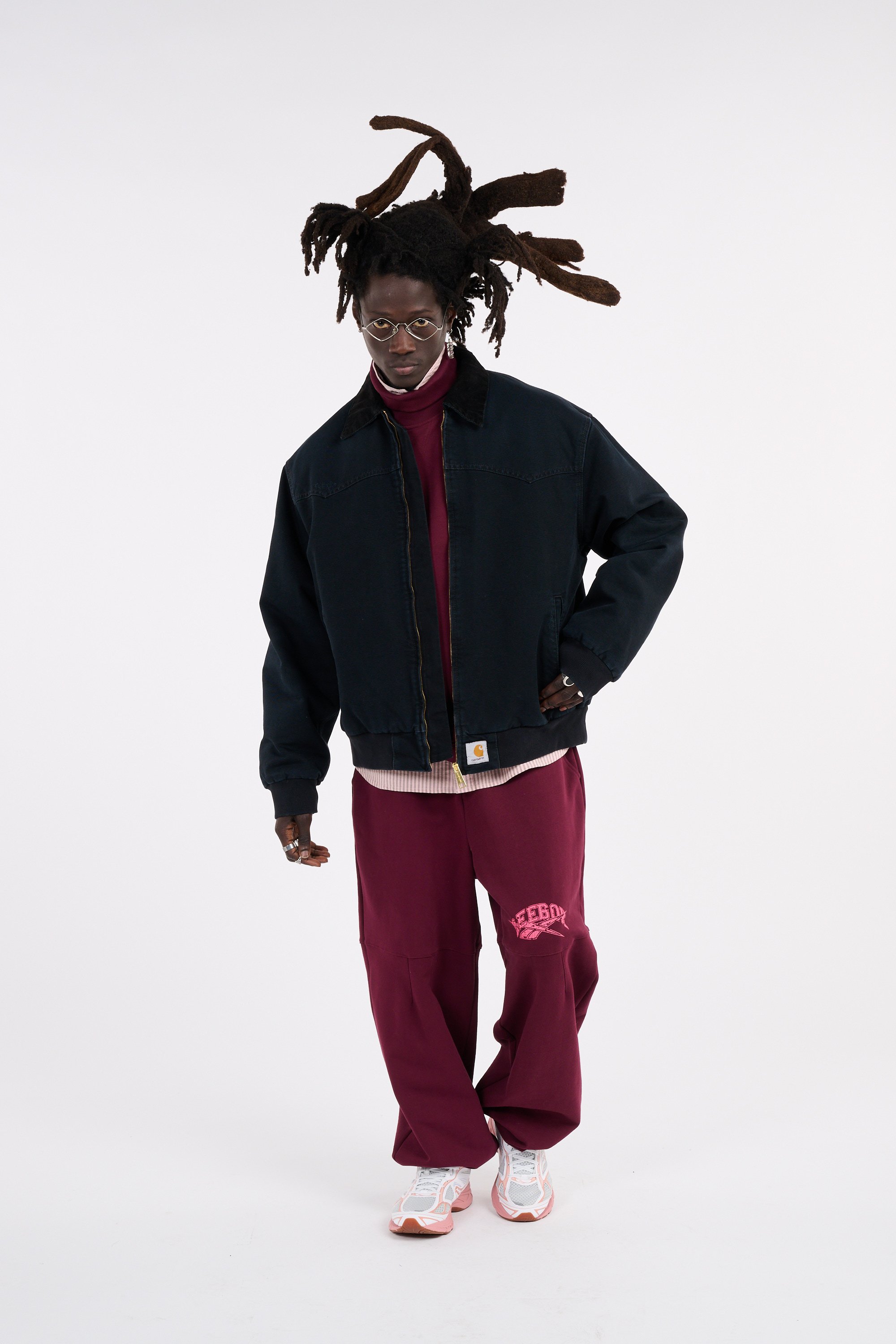 Veste og santa fe jacket CARHARTT WIP Noir