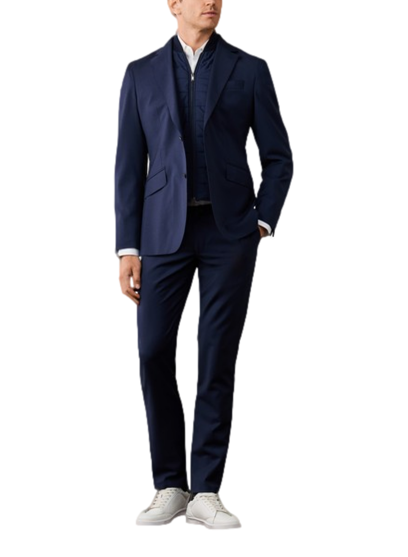Blazer à doublure en laine HACKETT Bleu