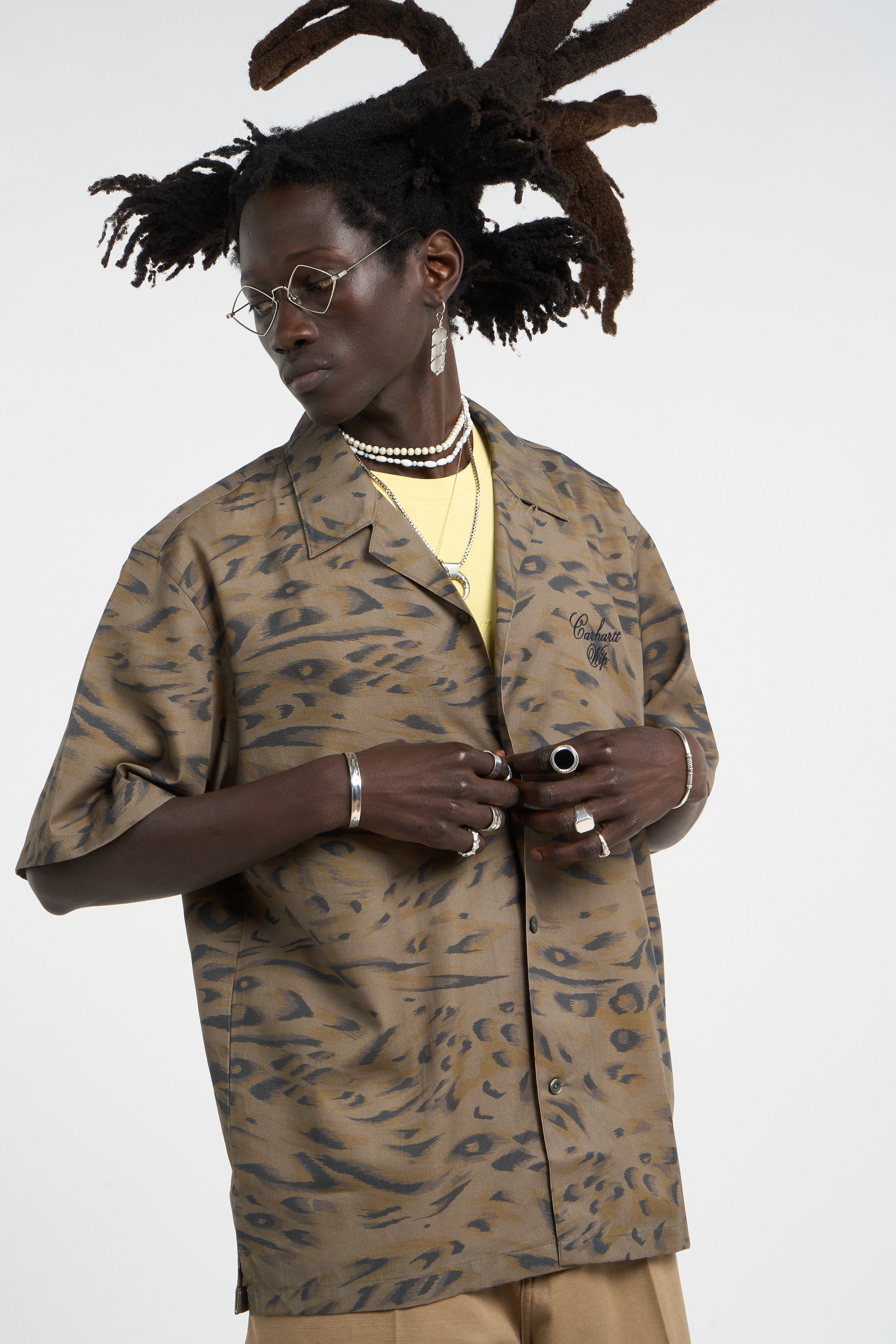 Chemise imprimée travon CARHARTT WIP Noir