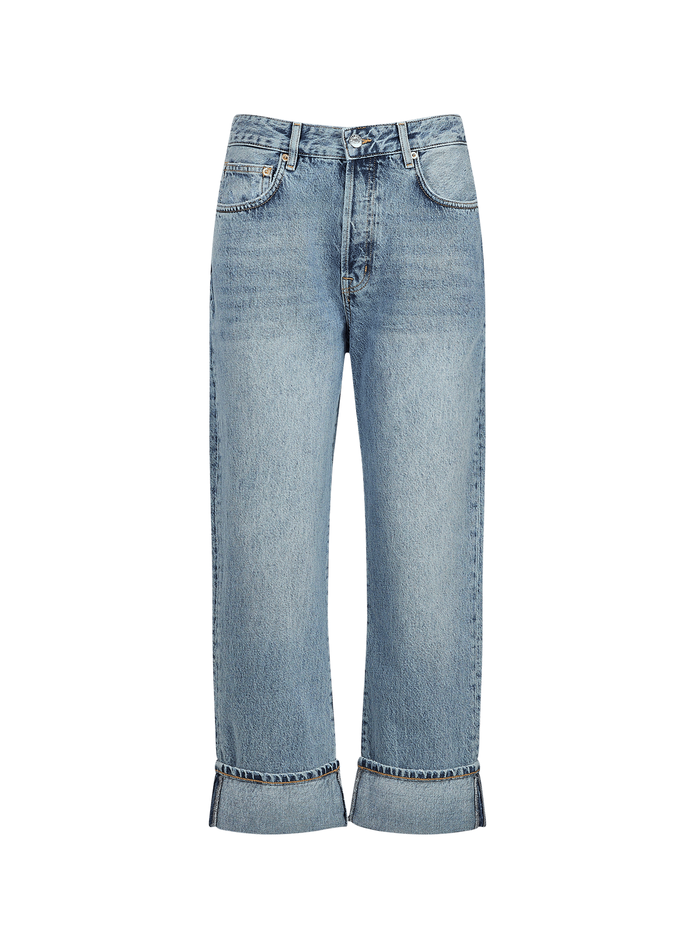 Wide cotton jeans BELLEROSE Blue
