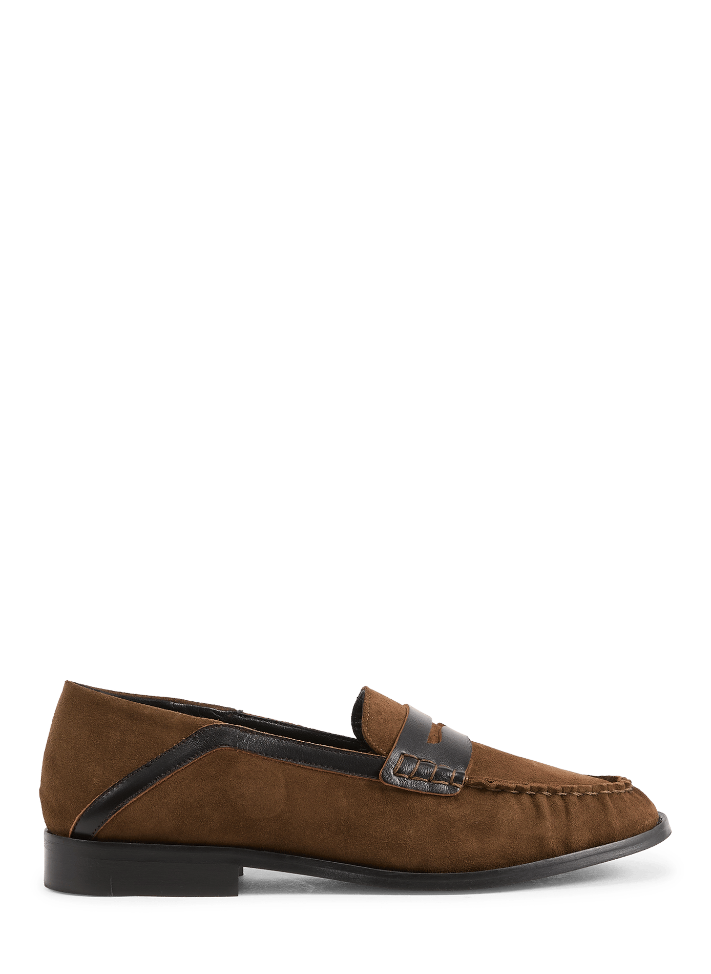 Mocassins CONSTANCE en cuir velours MAISON TOUFET Marron