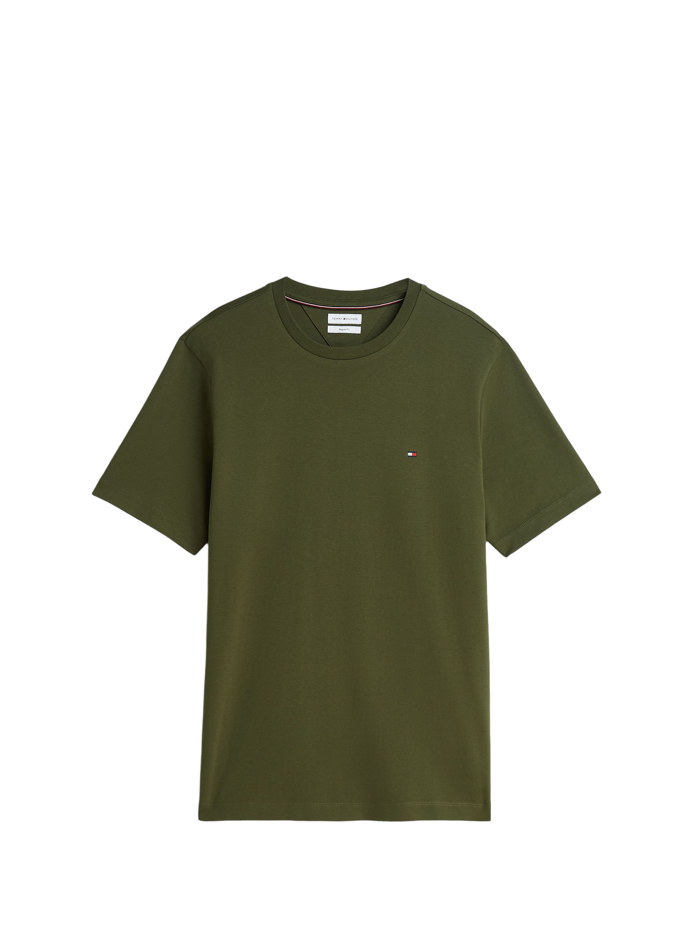 Baumwoll-T-Shirt TOMMY HILFIGER Grun