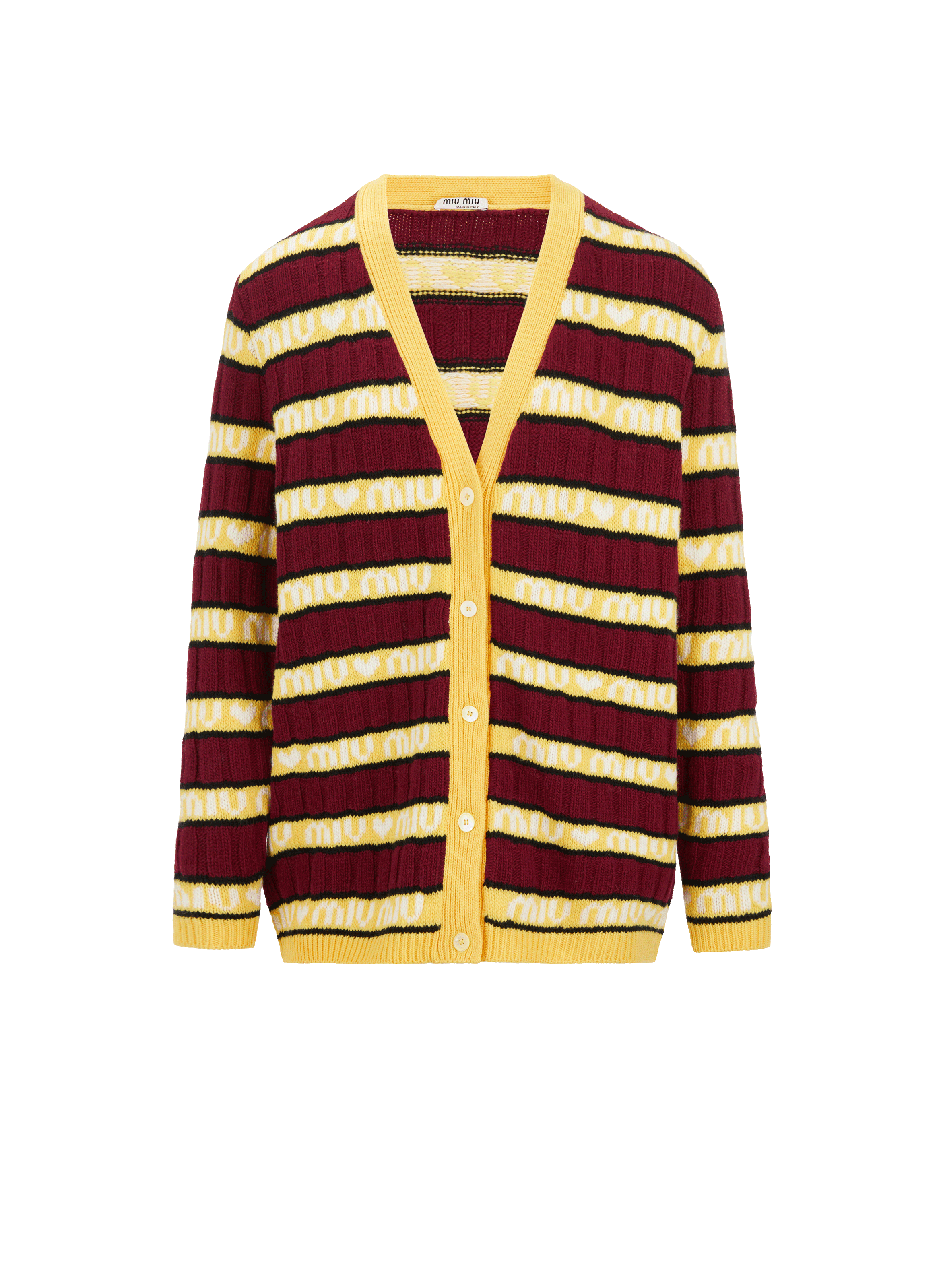 Cardigan en laine d'agneau