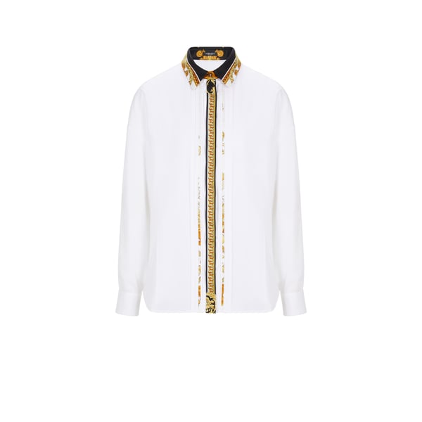 Chemise Barocco en coton et soie