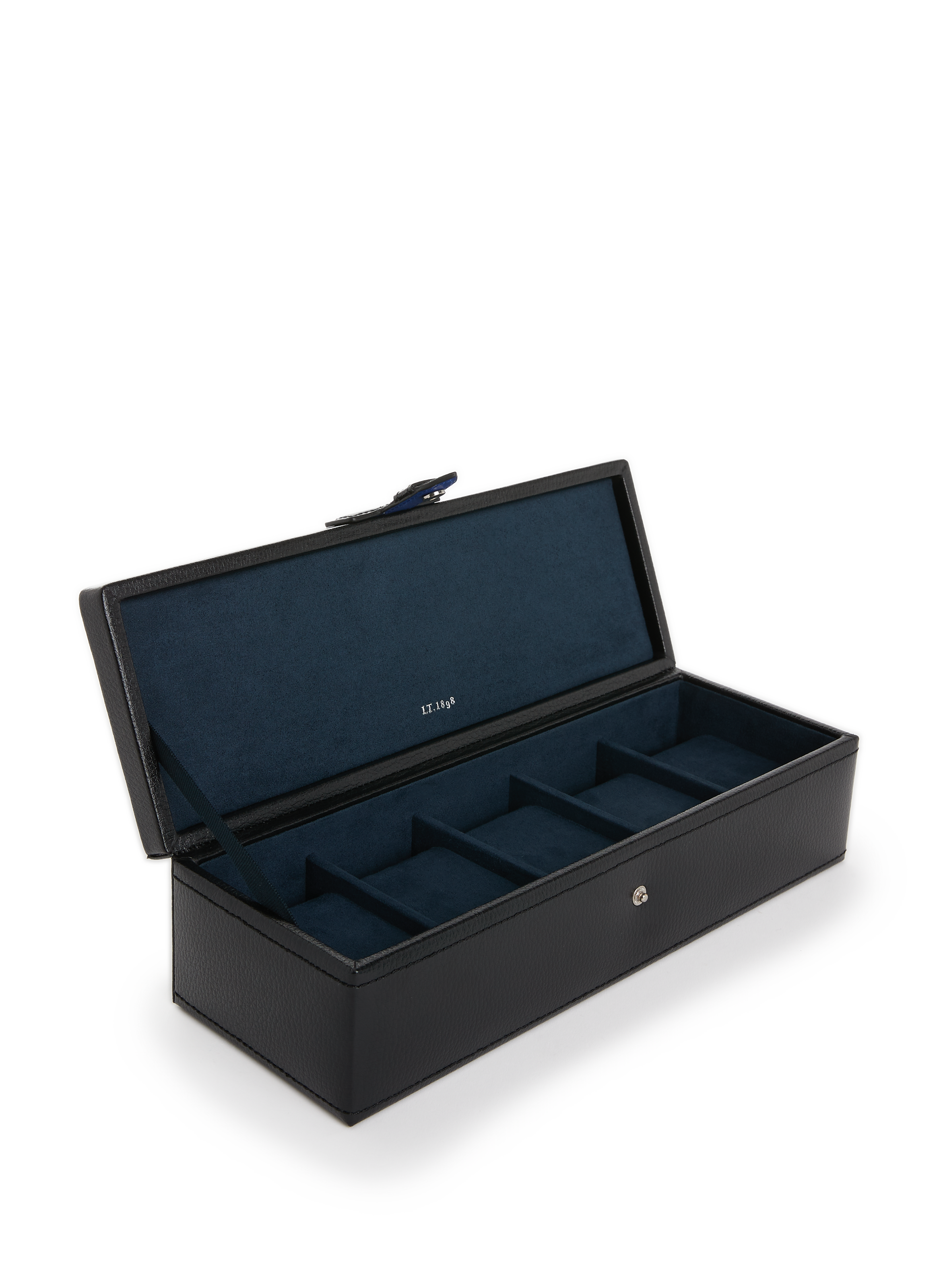Coffret cinq montres en cuir