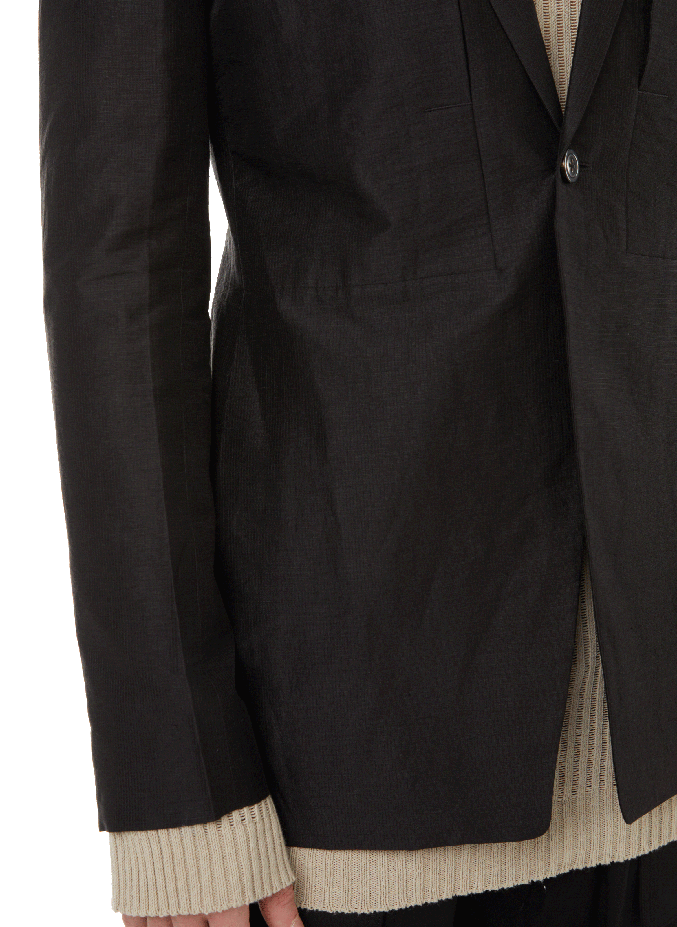 Fogpocket Soft Blazer RICK OWENS Black