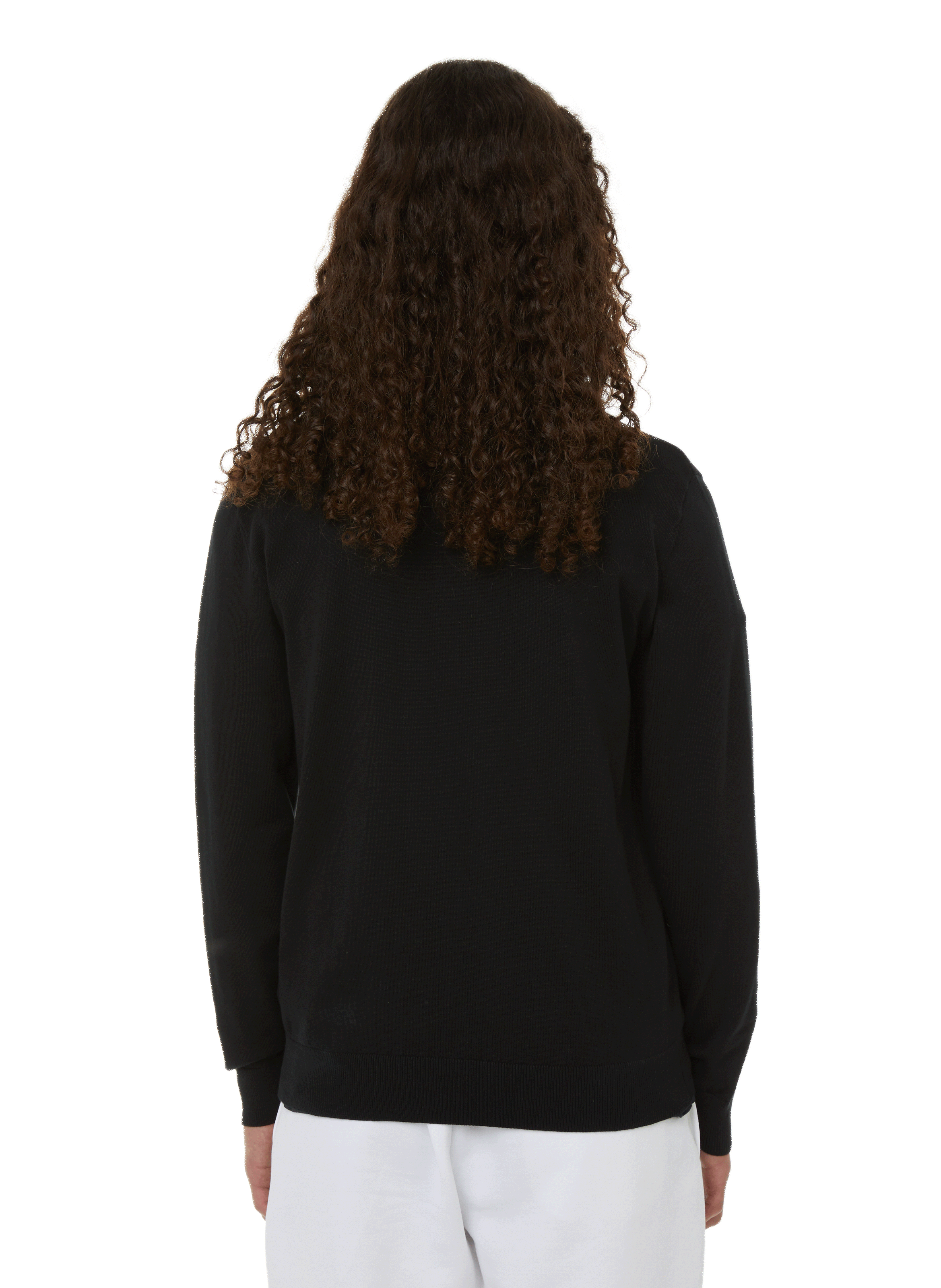 Jumper with zip neck EDEN PARK Black