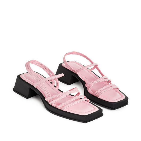 Vagabond Hennie Leather Sandals In Pink