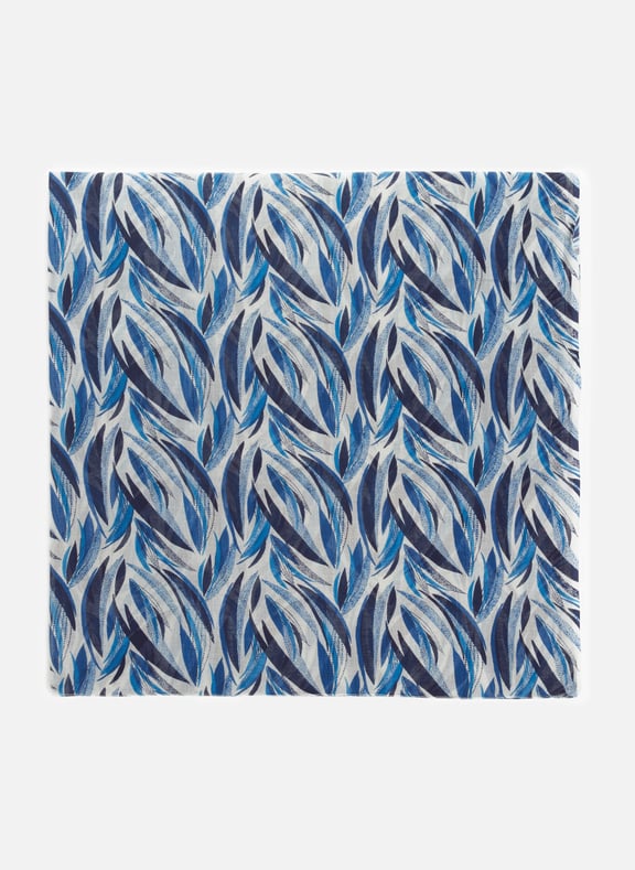 Foulard imprimé en coton Bleu by SAISON 1865 SAISON 1865 Foulard imprimé en coton Bleu