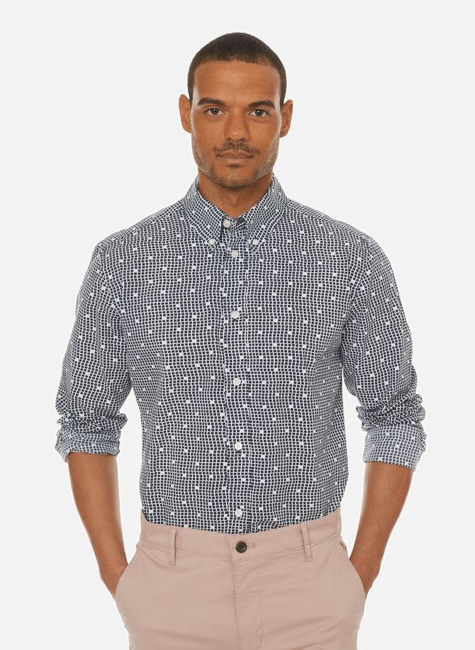 Patterned cotton shirt  ESPRIT