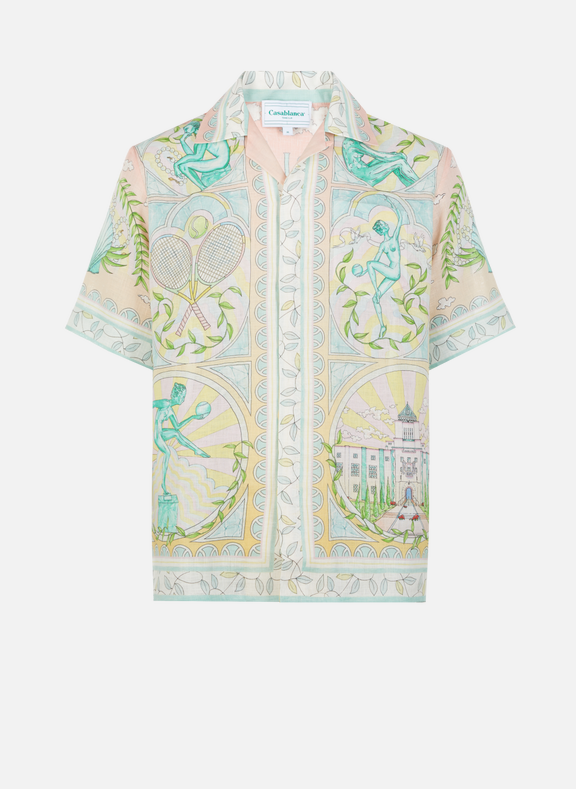 CASABLANCA PARIS Linen Vase Shirt Multicolour