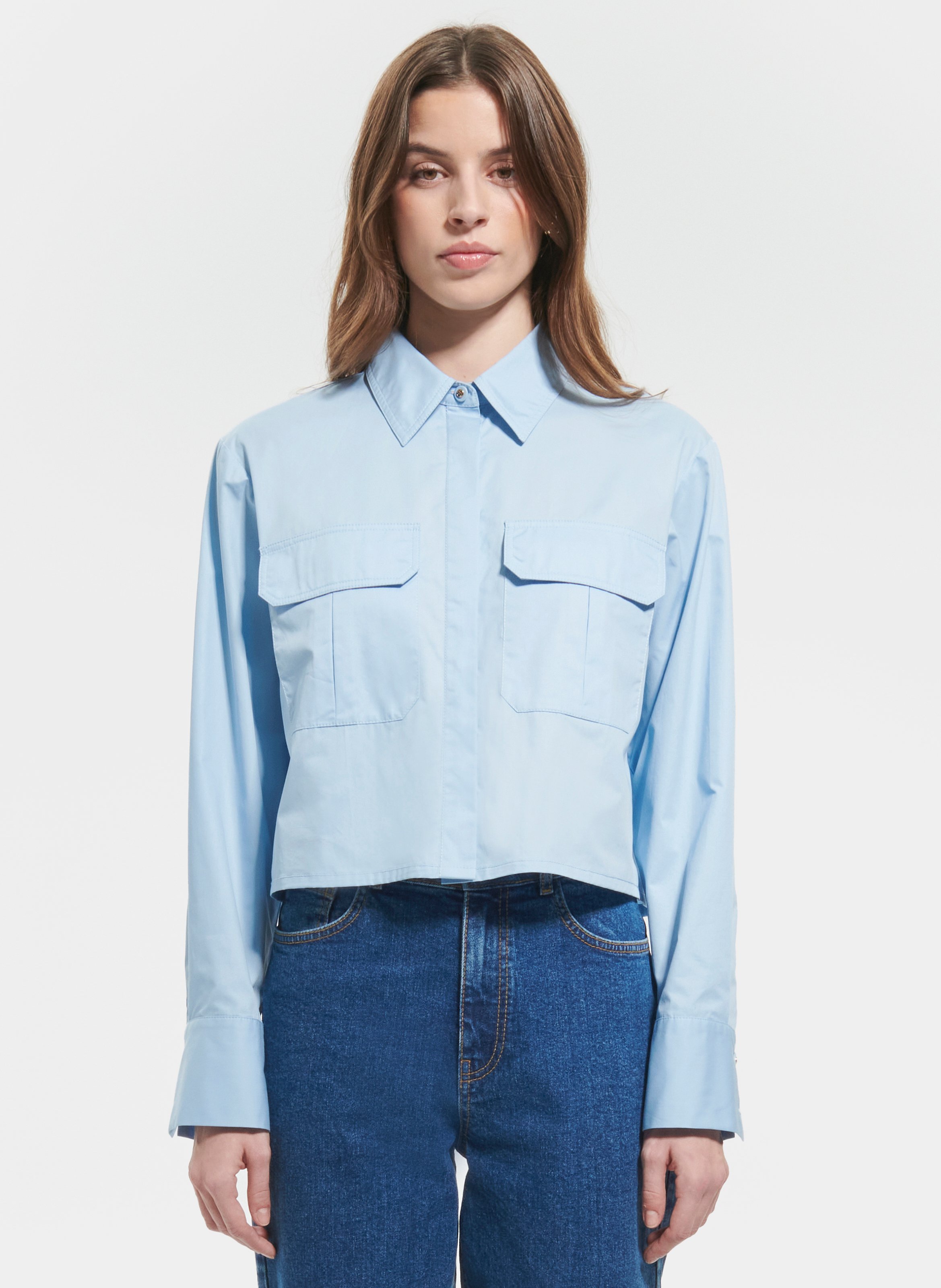 Chemise  camomille ZAPA Bleu