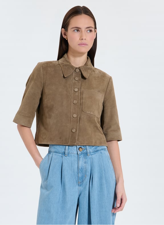 Chemise chocolat droite - celina Kaki by ZAPA ZAPA Chemise chocolat droite - celina Kaki