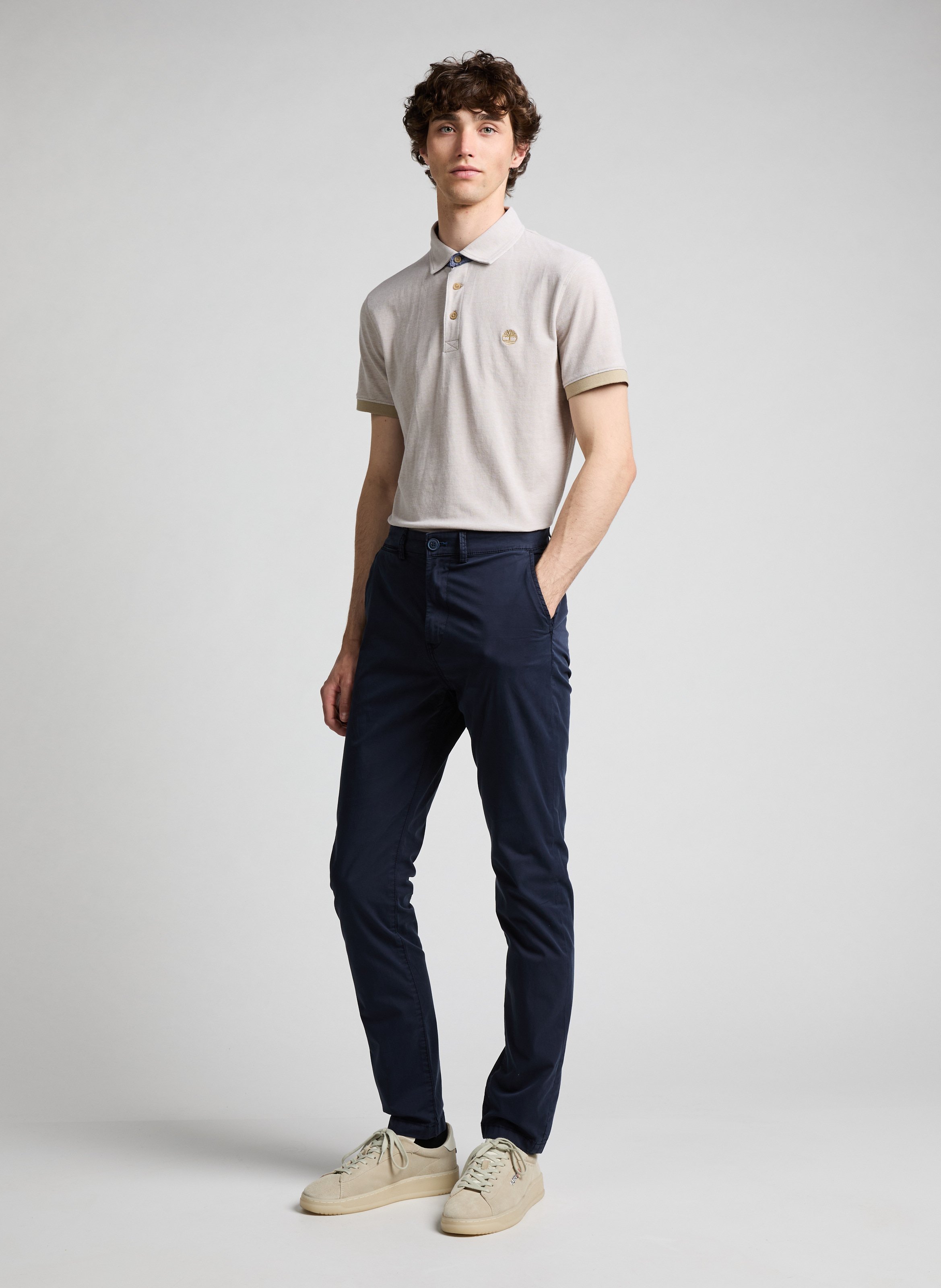 Pantalon en coton NAPAPIJRI Bleu