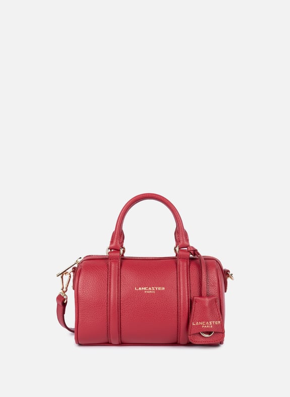 Petit sac polochon - milano ana Rouge by LANCASTER LANCASTER Petit sac polochon - milano ana Rouge
