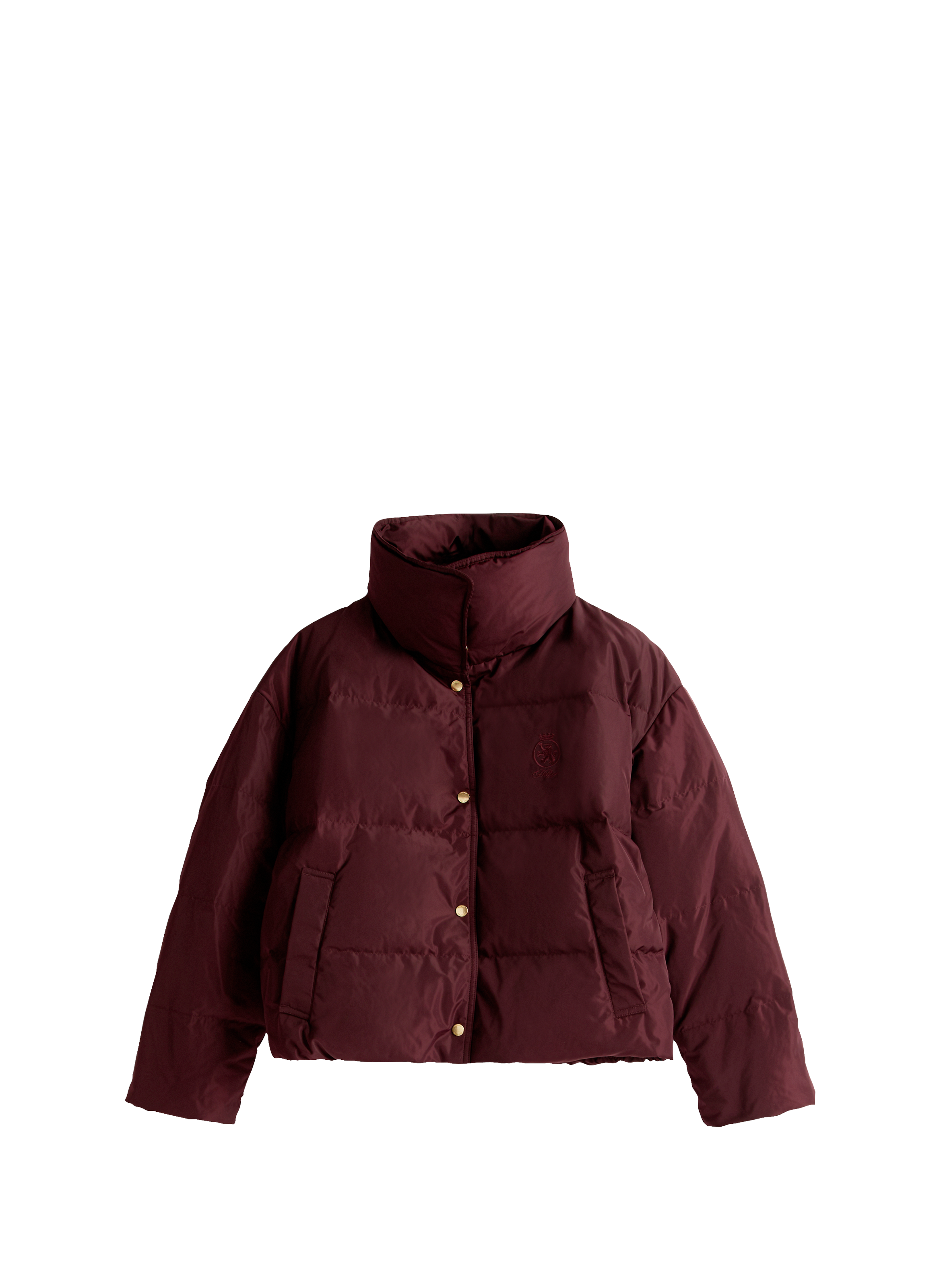 Quilted high-neck jacket TOMMY HILFIGER Red