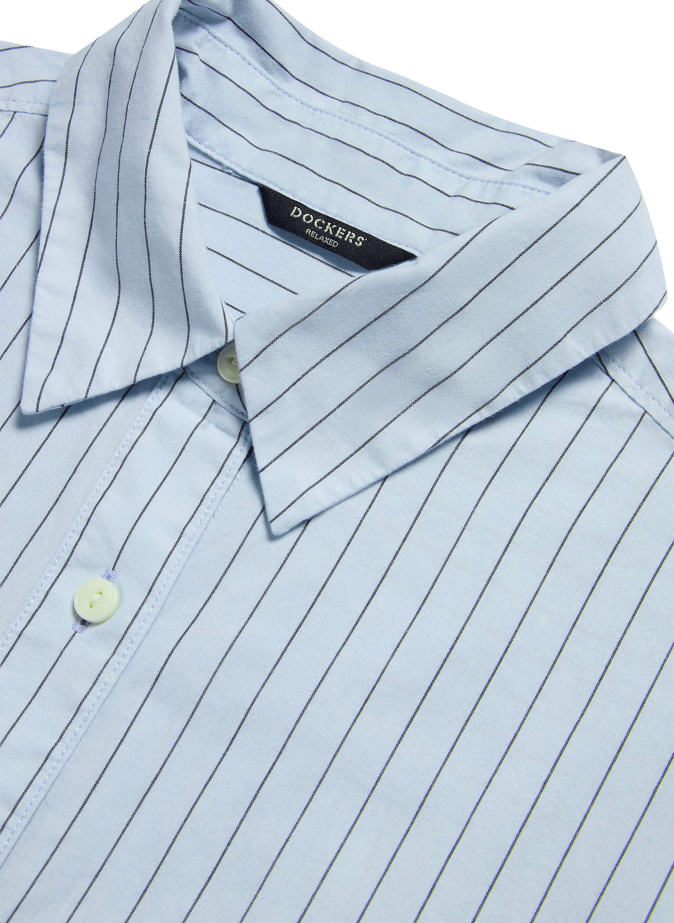Chemise à rayures en coton DOCKERS Bleu