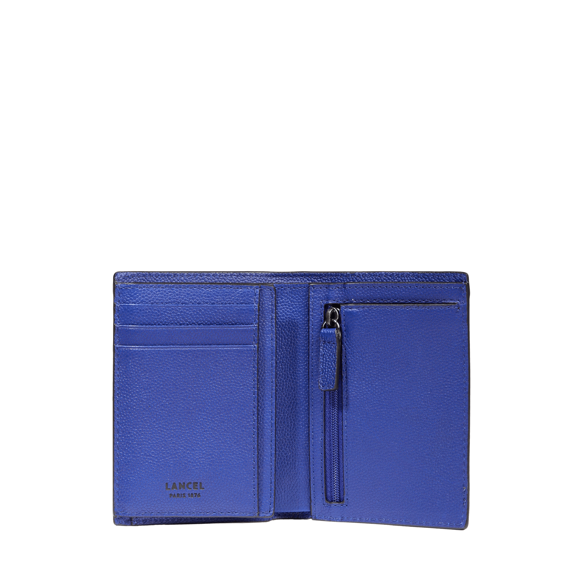 Portefeuille européen charlie de lancel en cuir LANCEL Bleu