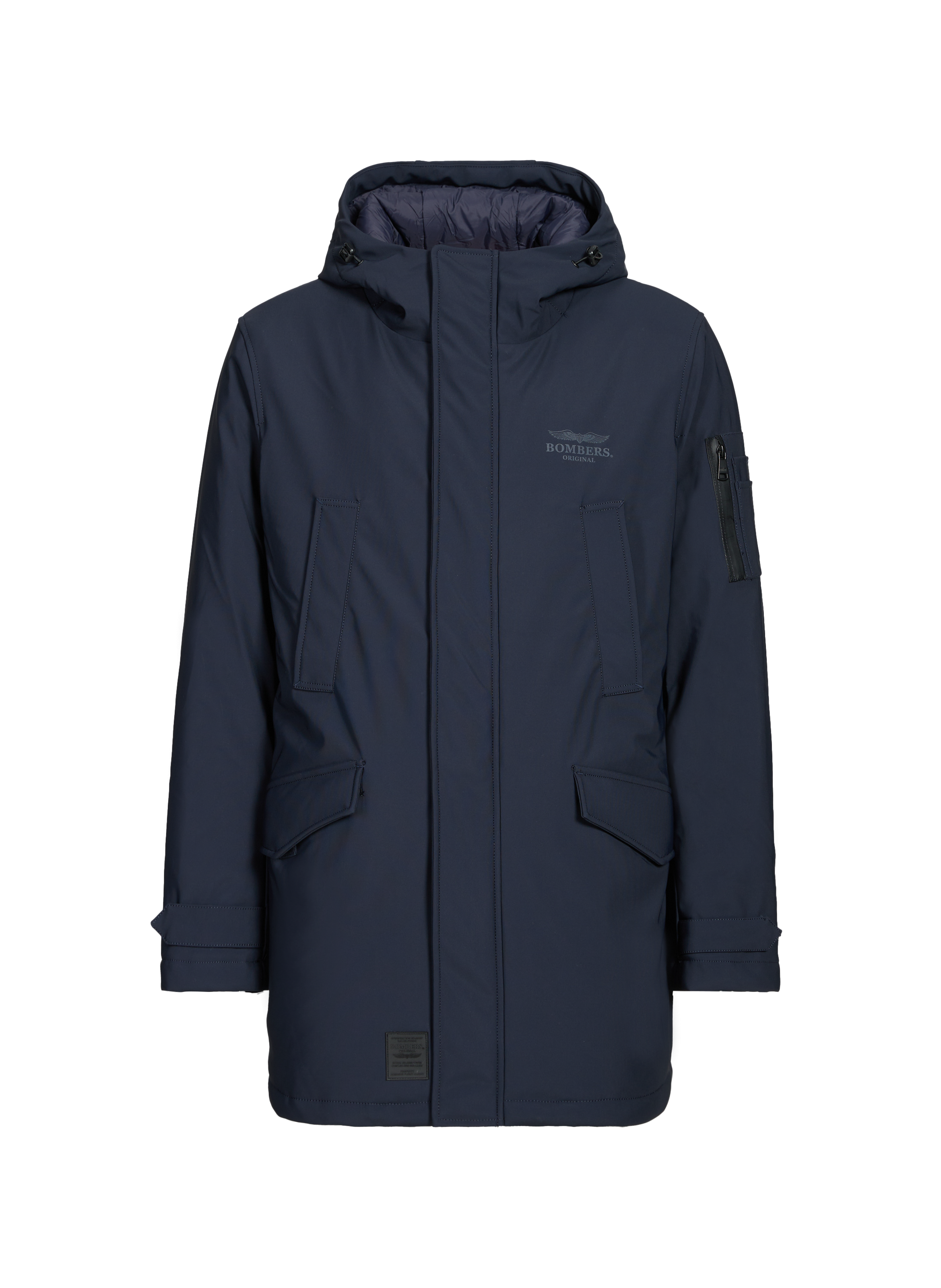 BOMBERS ORIGINAL Mid-length Golfield Parka Blue