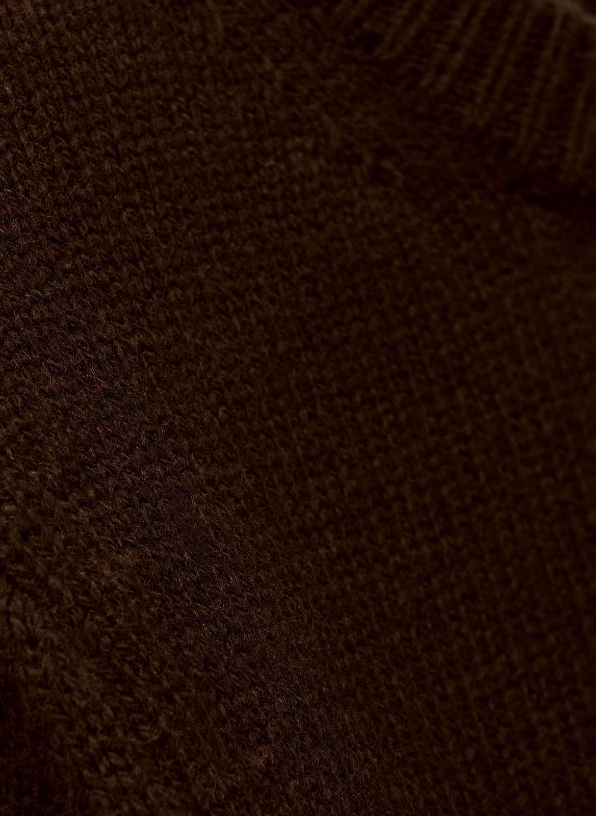 Robe courte en laine mélangée tess BA&SH Marron