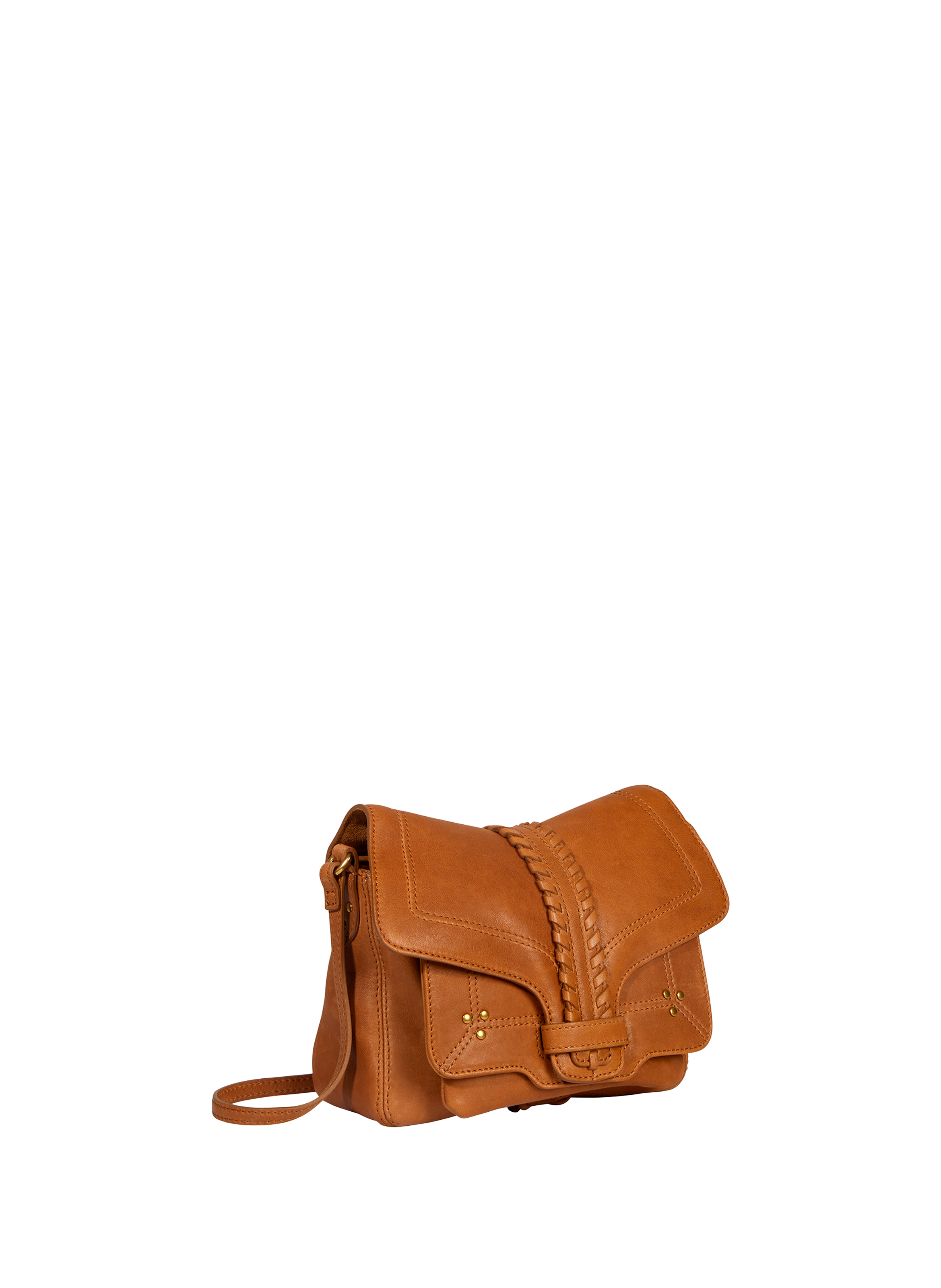 Harry S goat leather shoulder bag JÉRÔME DREYFUSS Brown