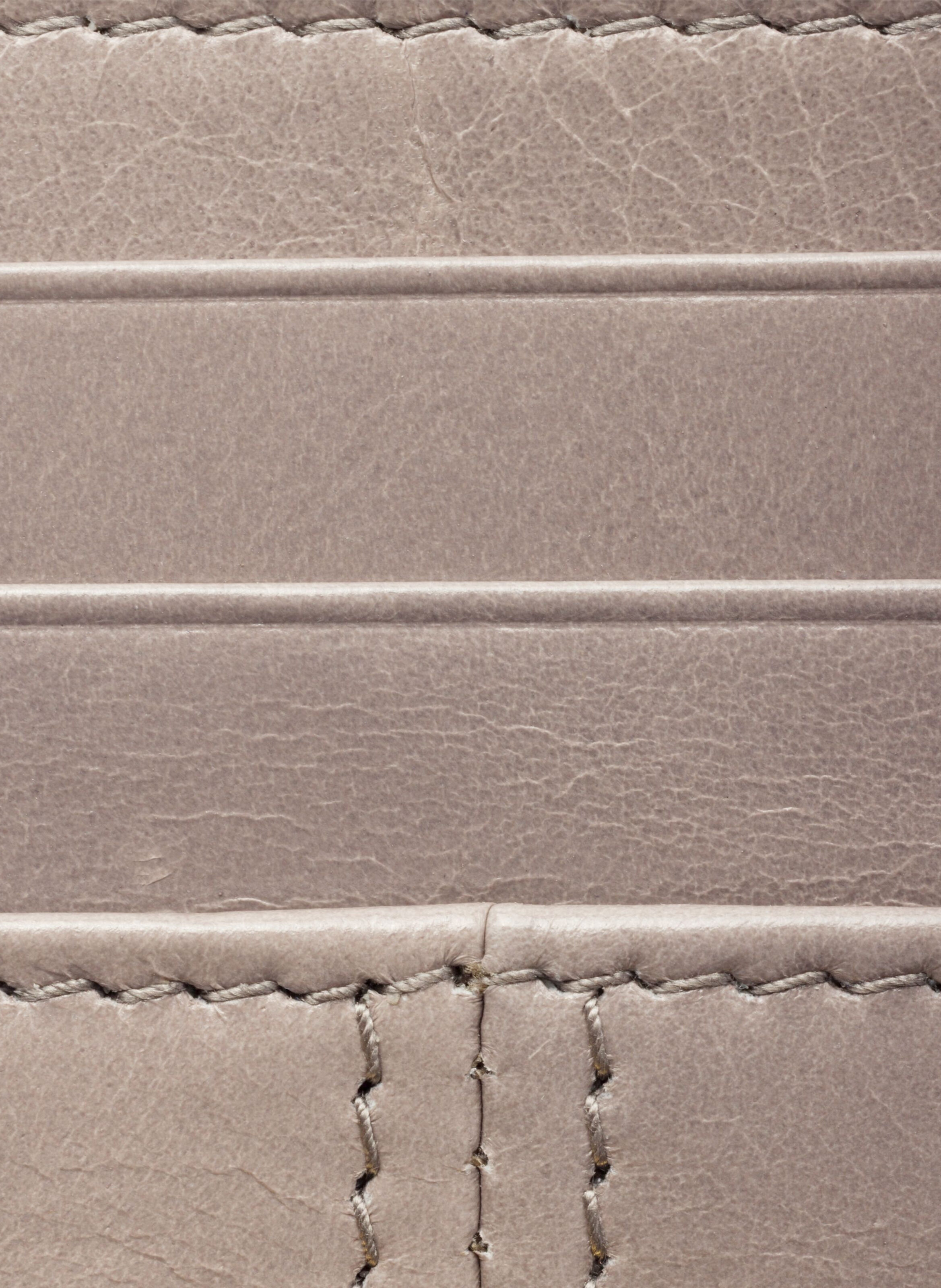 Porte-cartes en cuir PRADA Gris