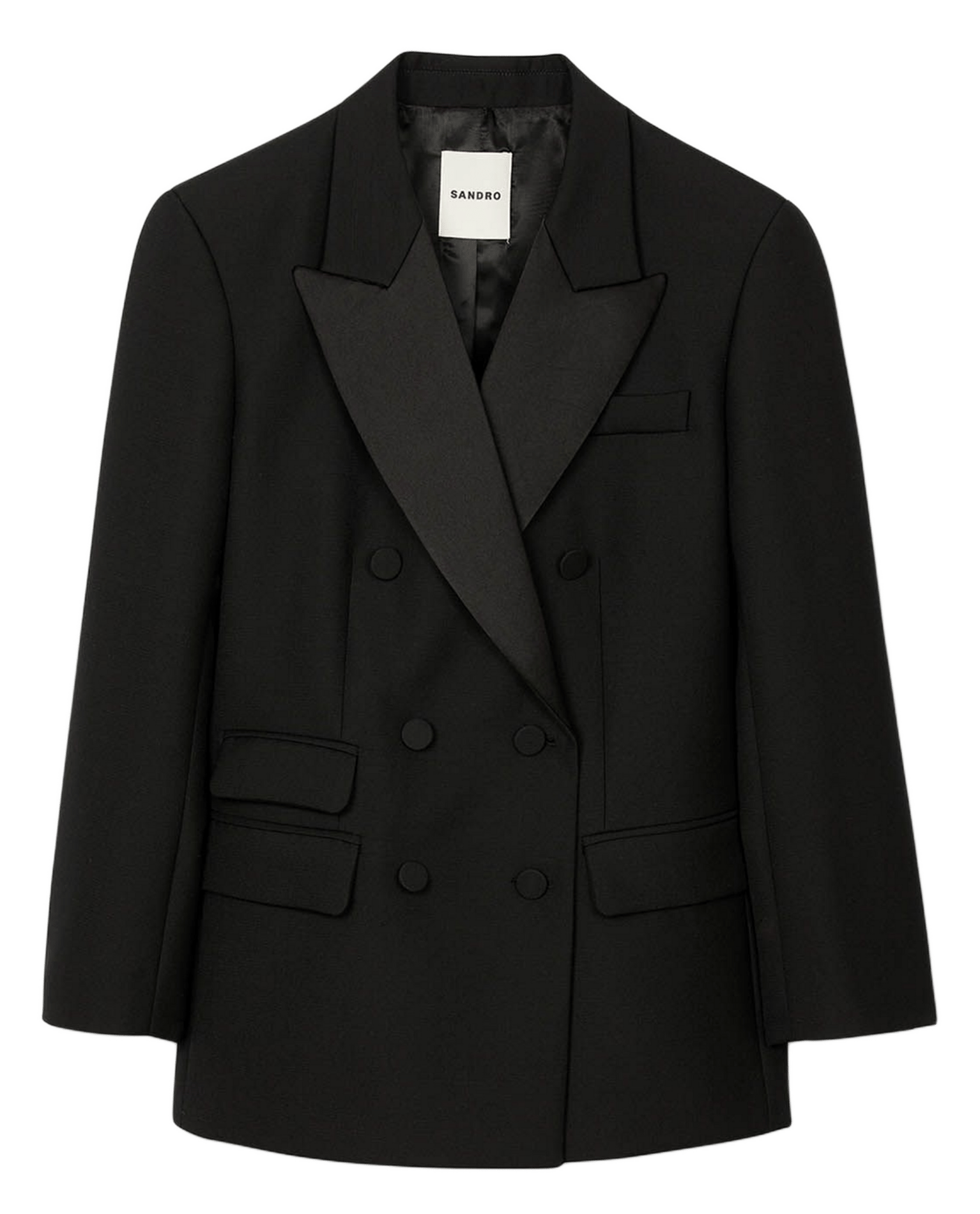 Veste de smocking cintrée SANDRO Noir