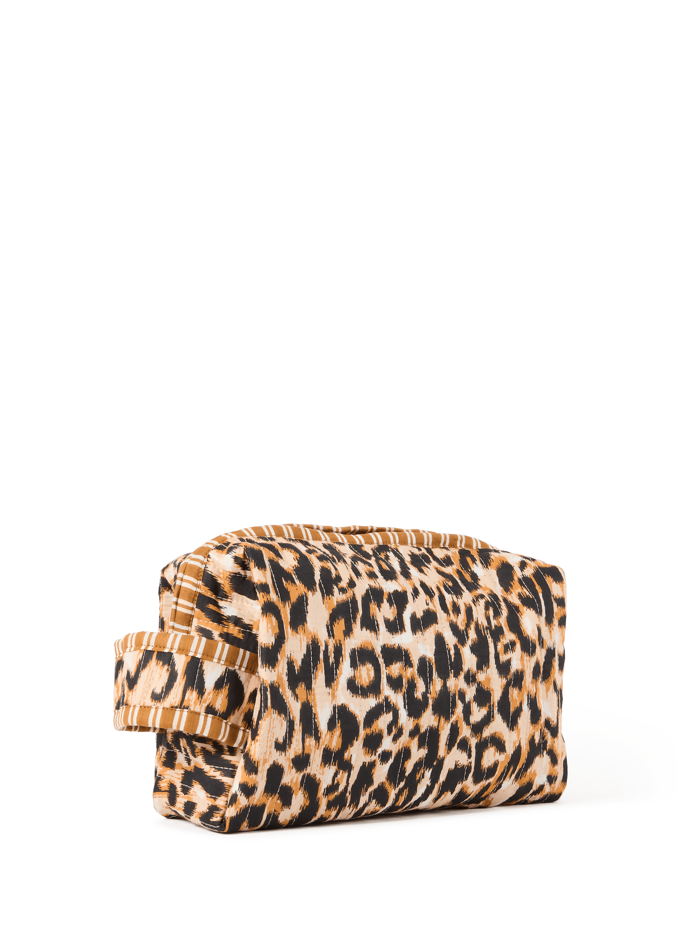 Bolso de algodón estampado de leopardo AU PRINTEMPS PARIS Multicolor