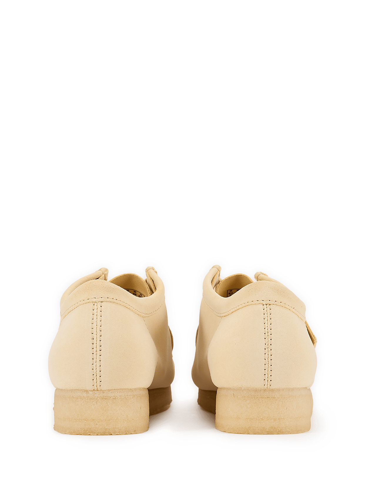 Suede leather derbies CLARKS Yellow