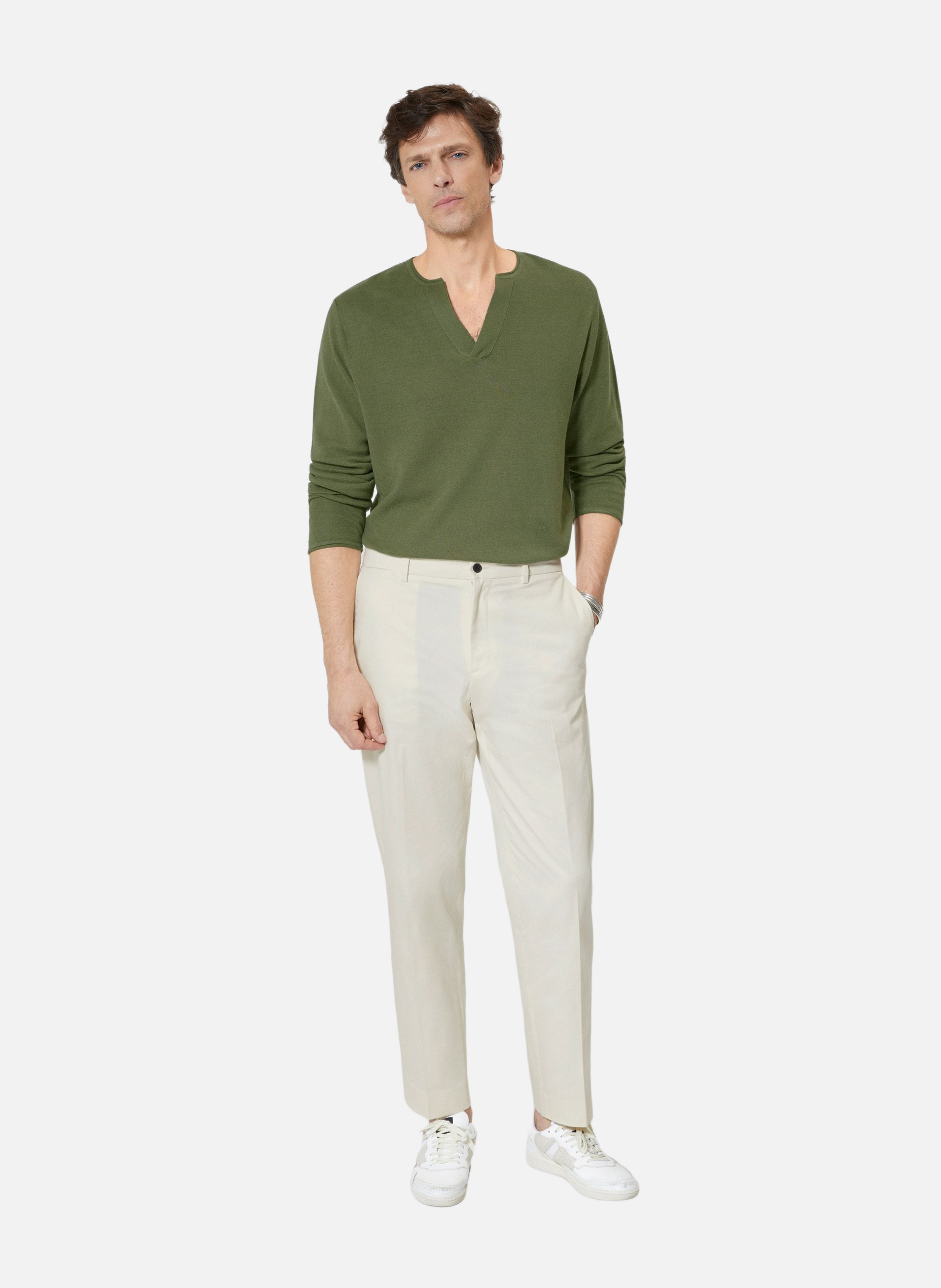 Pantalon chino THE KOOPLES Beige