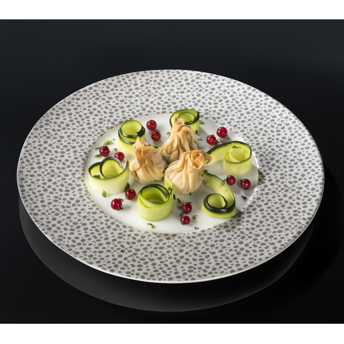 Baghera - assiette plate 27 cm (lot de 6) MEDARD DE NOBLAT Argent