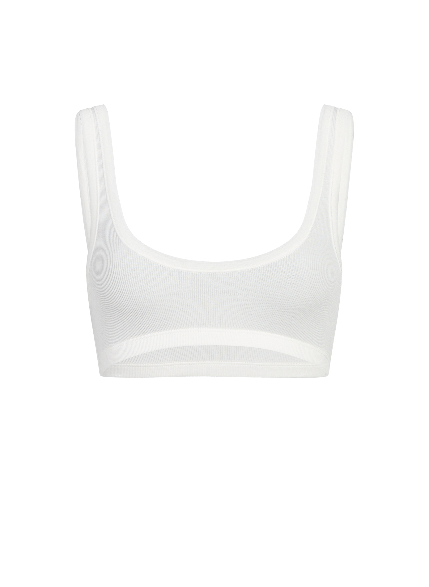 Agnes blended cotton bralette CALVIN KLEIN COLLECTION White