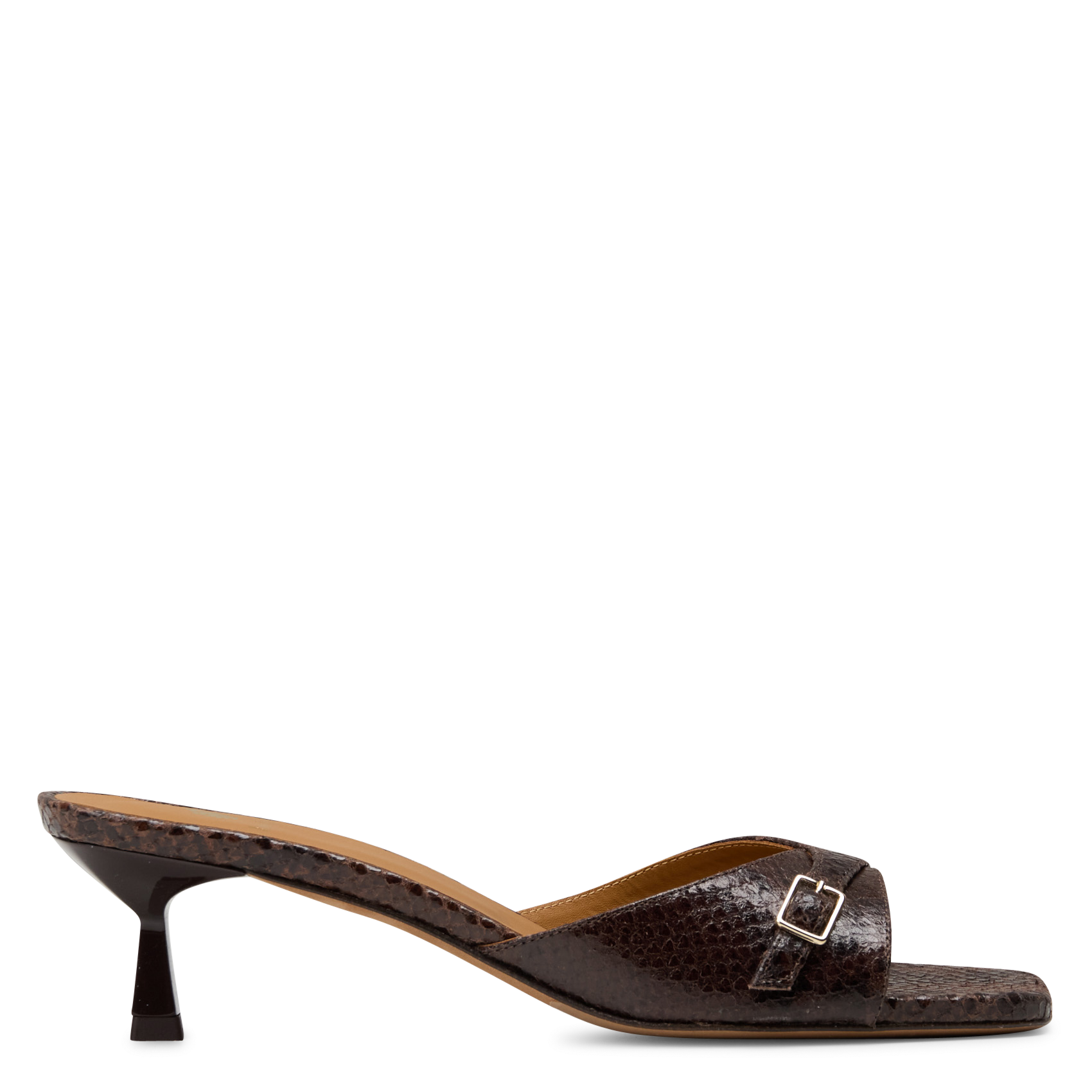 Mules en cuir june BOBBIES Marron