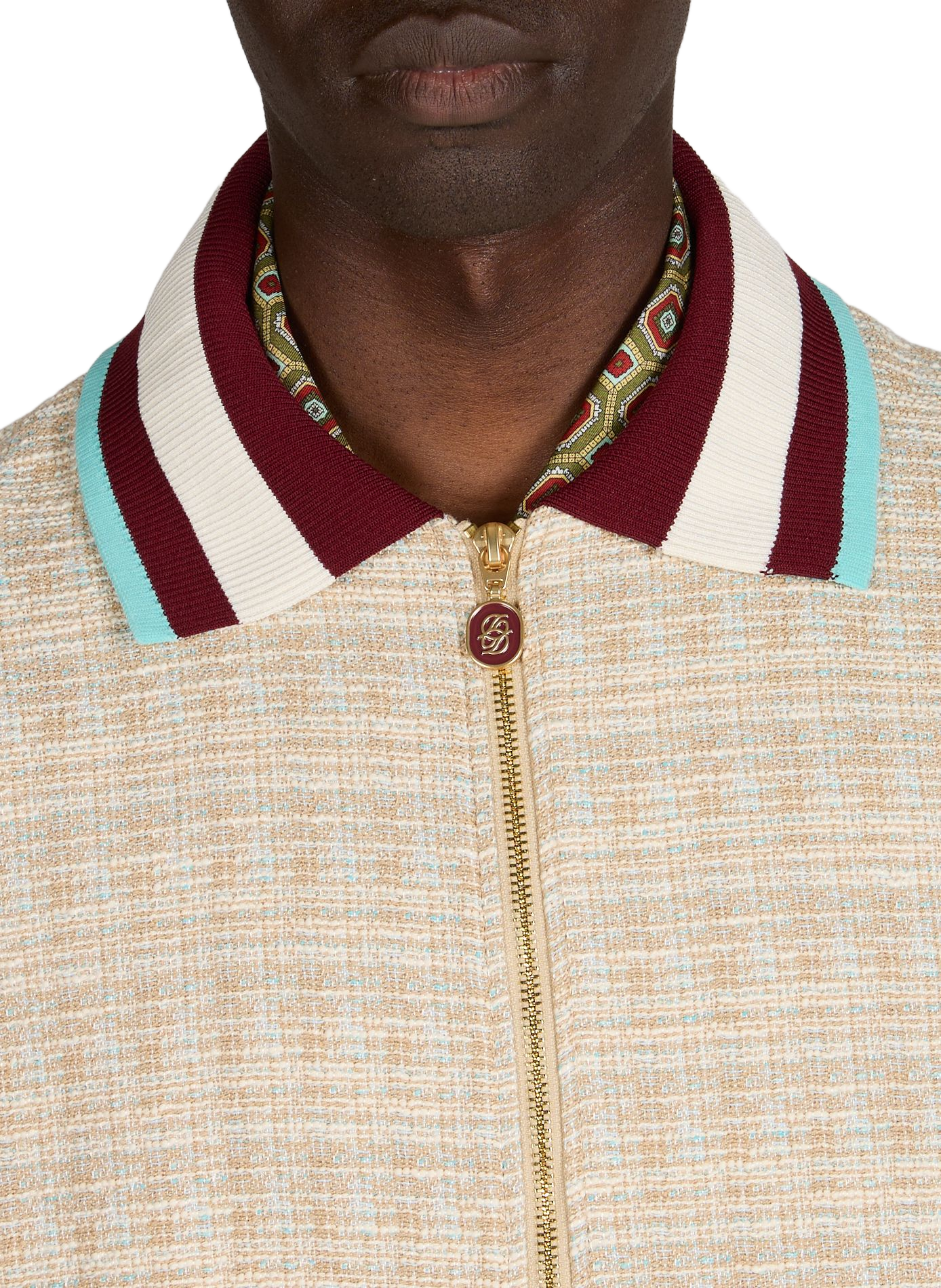 Tweed cotton blend jacket DROLE DE MONSIEUR Beige