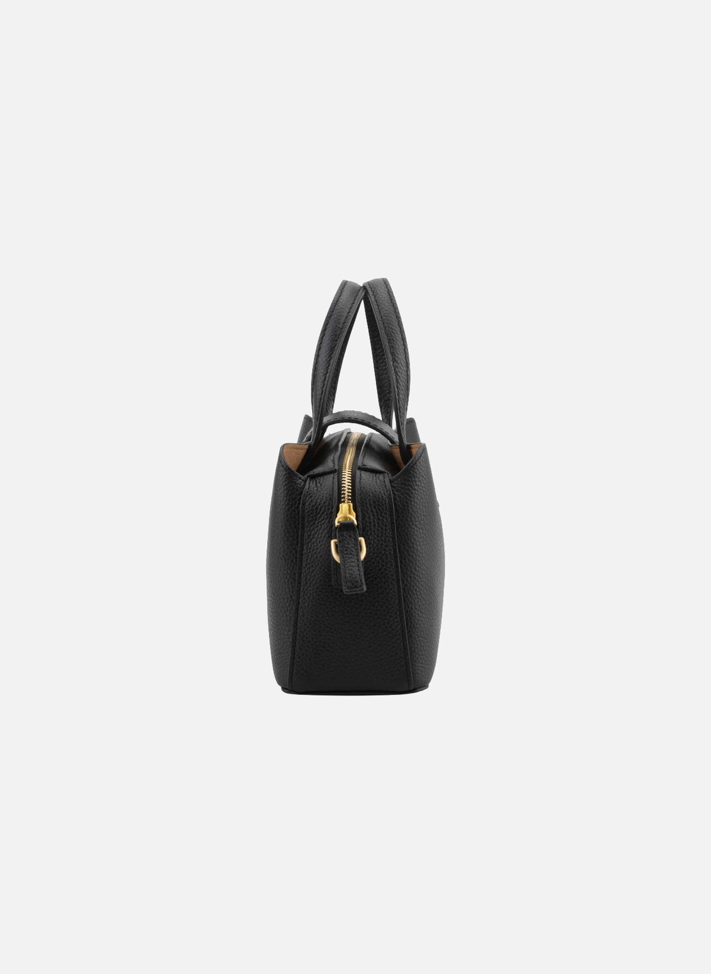 Cavalcade | sac porté épaule mm en cuir de vachette POURCHET Noir