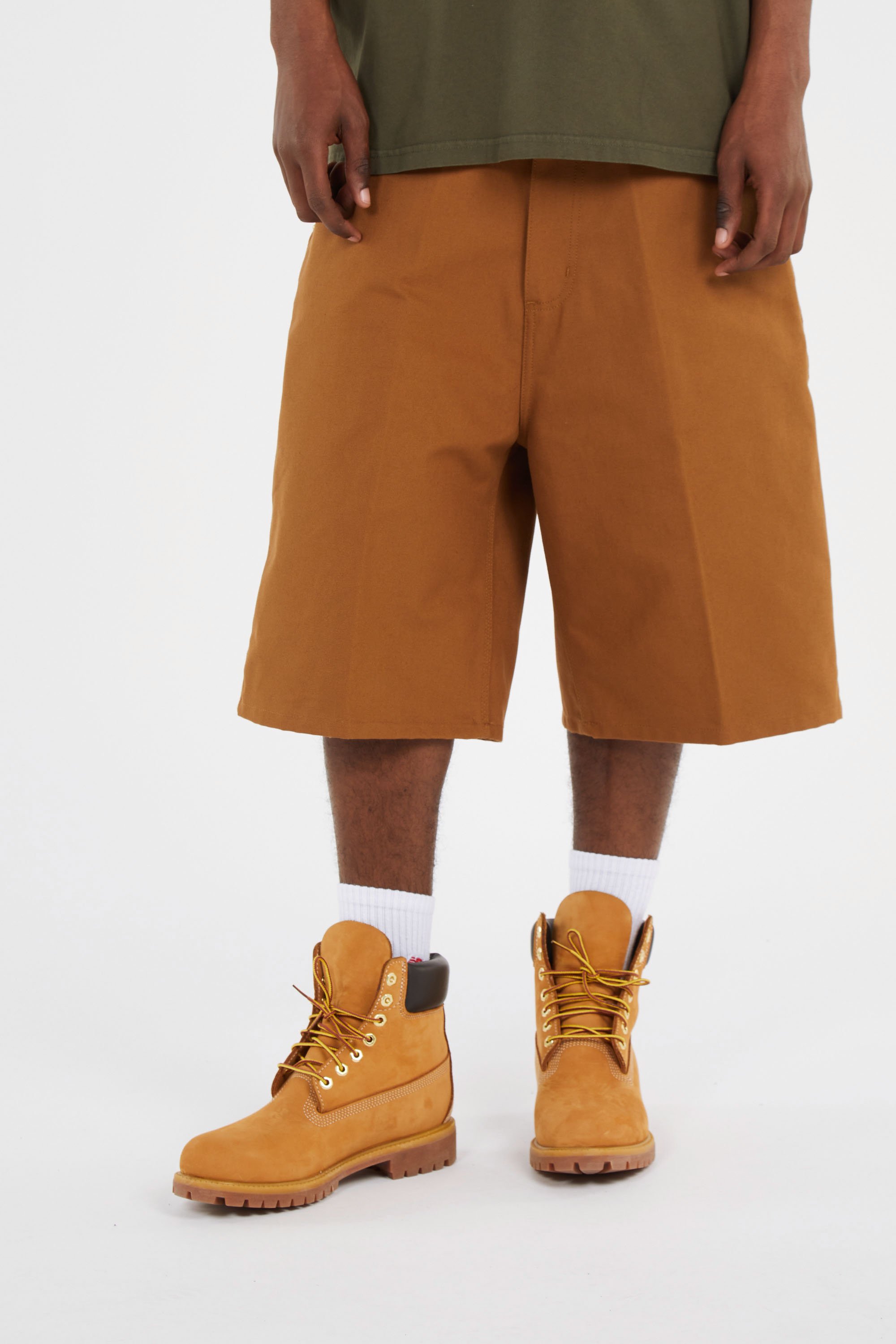 Short og single knee short CARHARTT WIP Marron
