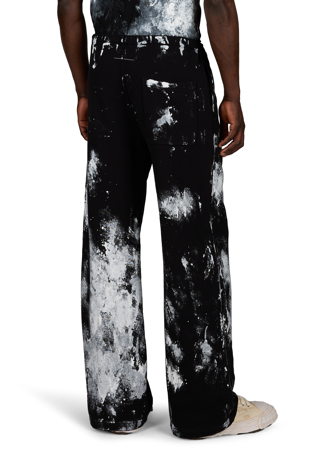 Wide-leg Printed Trousers MAISON MARGIELA Black