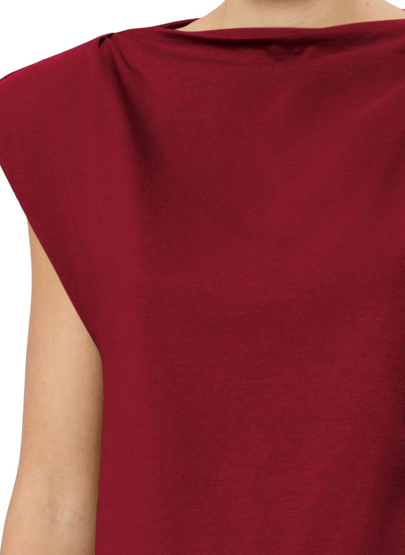 Asymmetrisches T-Shirt aus Bio-Baumwolle von Sebani ISABEL MARANT Rot