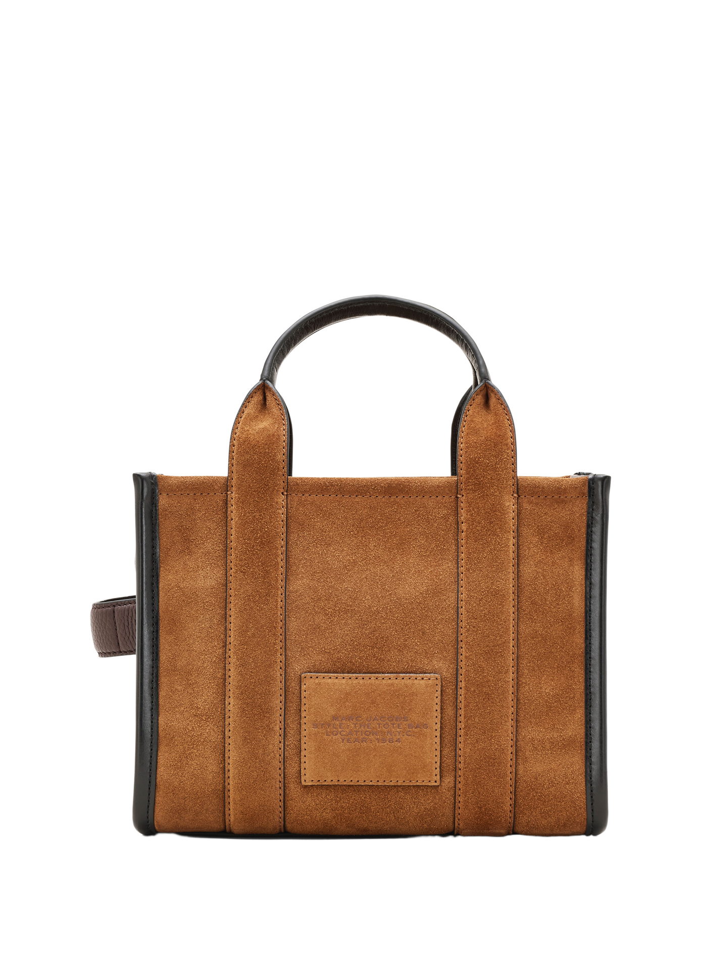Sac cabas The Tote Bag en daim MARC JACOBS Marron